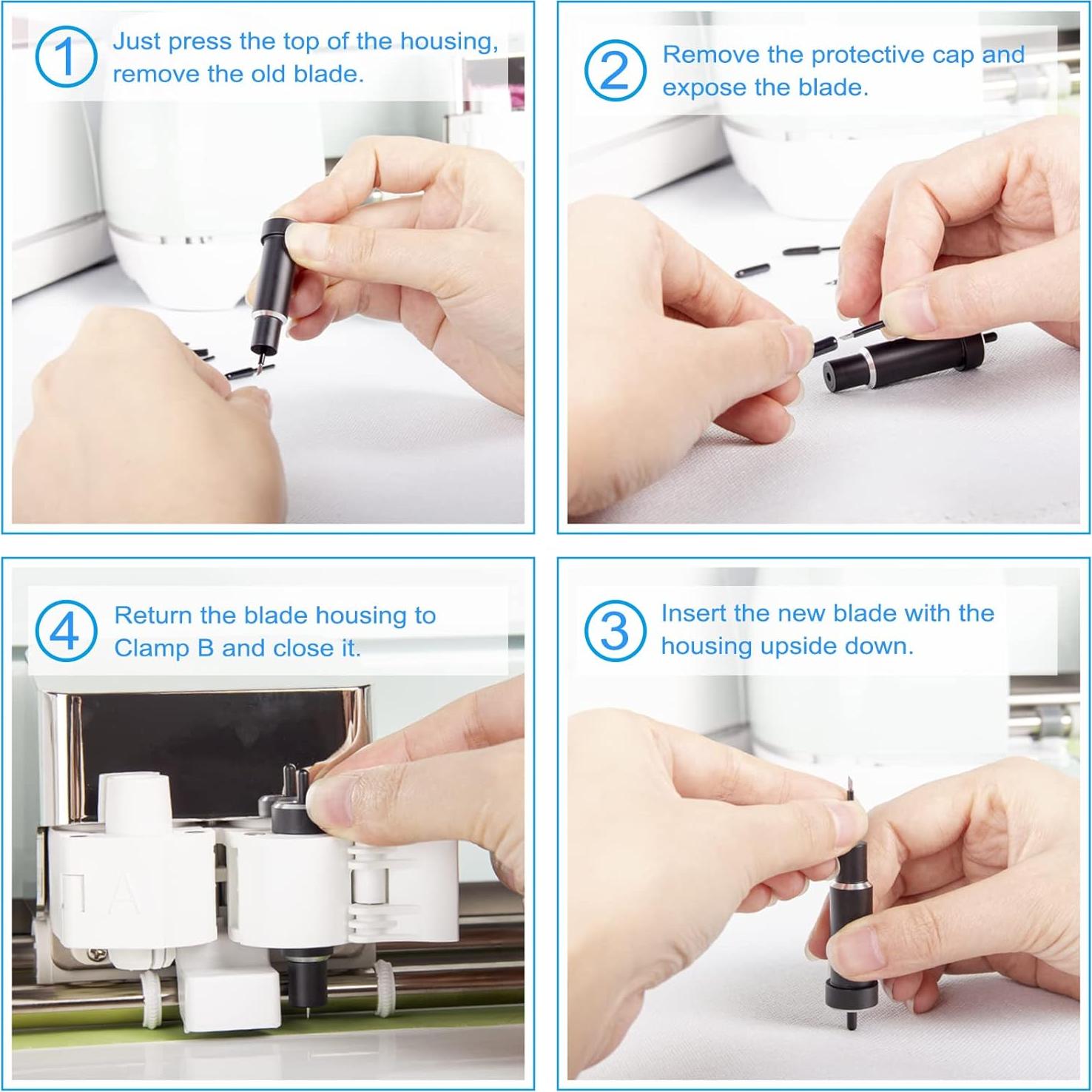 3 Cuchillas de Corte Profundo Likart para Maker y Explore