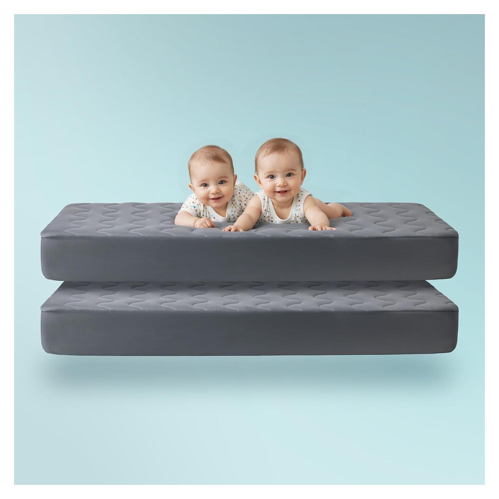 Protector de Colchón Impermeable SLEEP ZONE 71x132 cm 2 Piezas