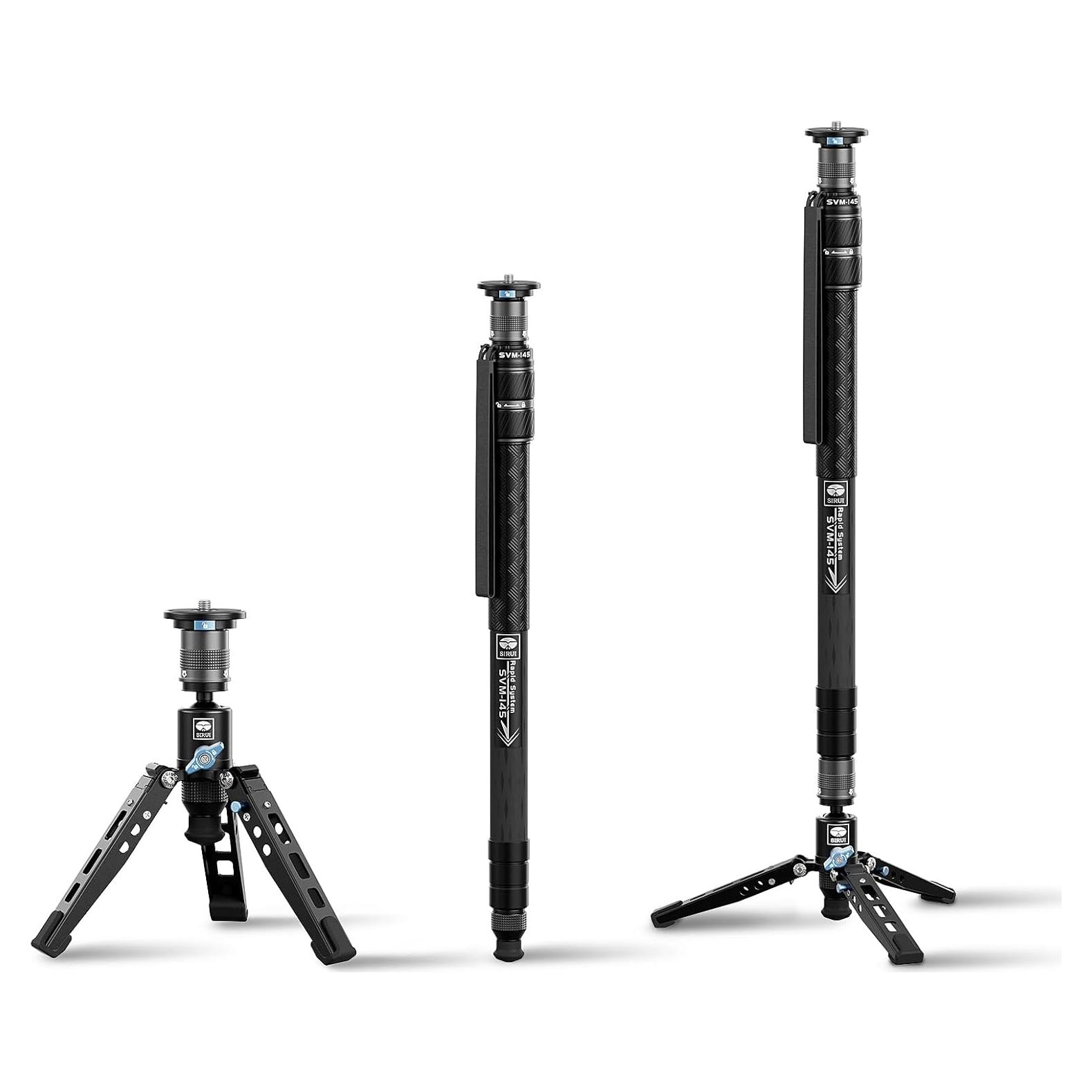 Monopie Profesional SIRUI SVM-145 Fibra de Carbono 145 cm