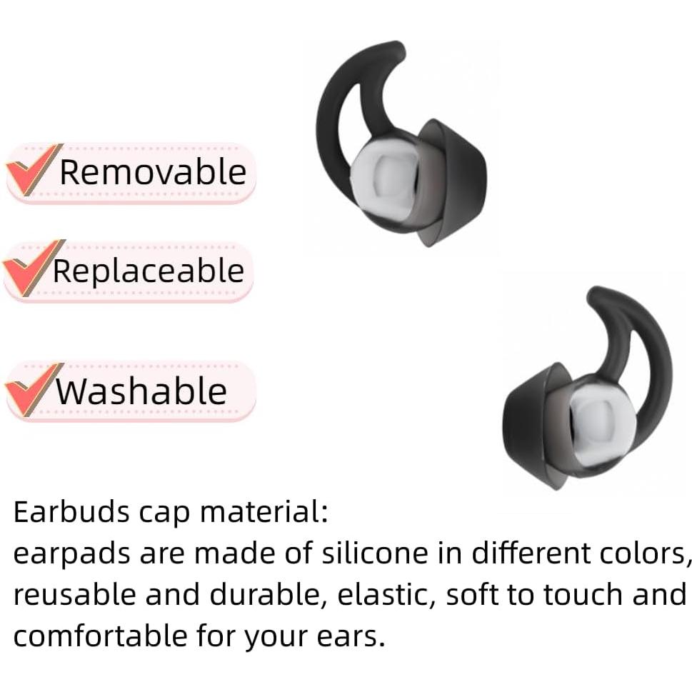 Consejos de Reemplazo de Silicona para Auriculares Bose - 3 Pares