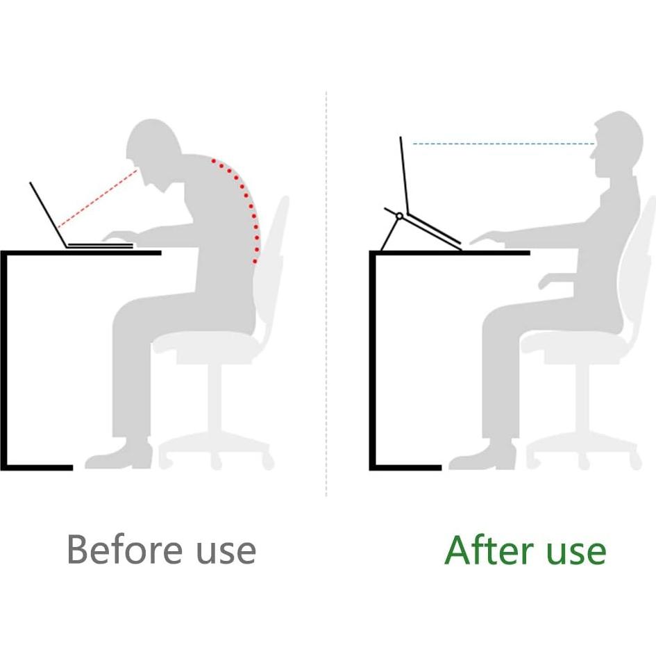 Soporte Plegable para Laptop Ajustable Jiaguo - Hasta 43 cm