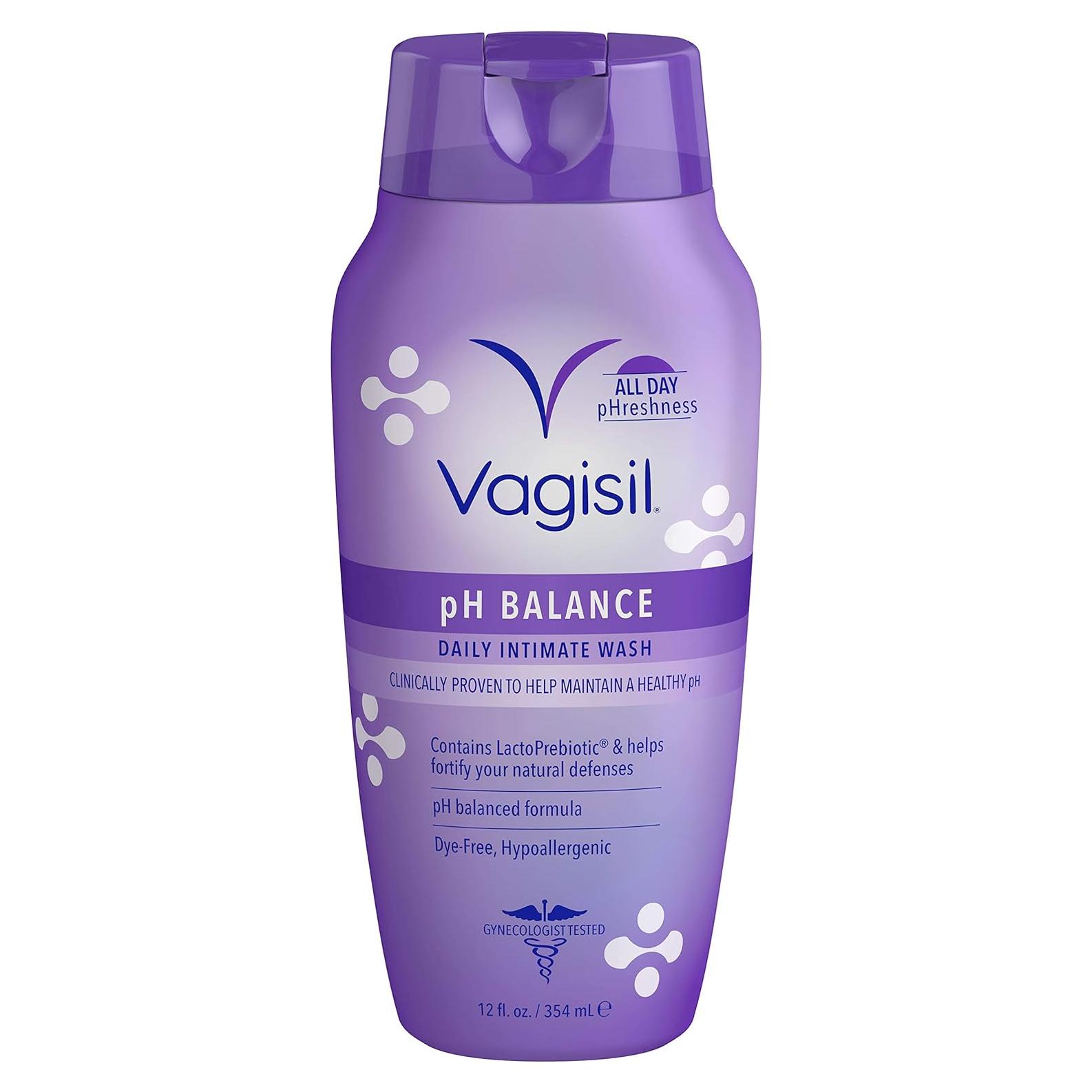 Lavado Femenino Vagisil pH Balance 354ml Hipoalergénico