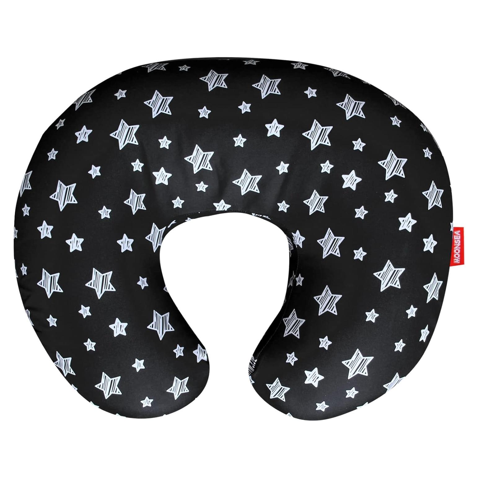 Funda de Almohada de Lactancia Moonsea Negra 50.8x40.6 cm Microfibra