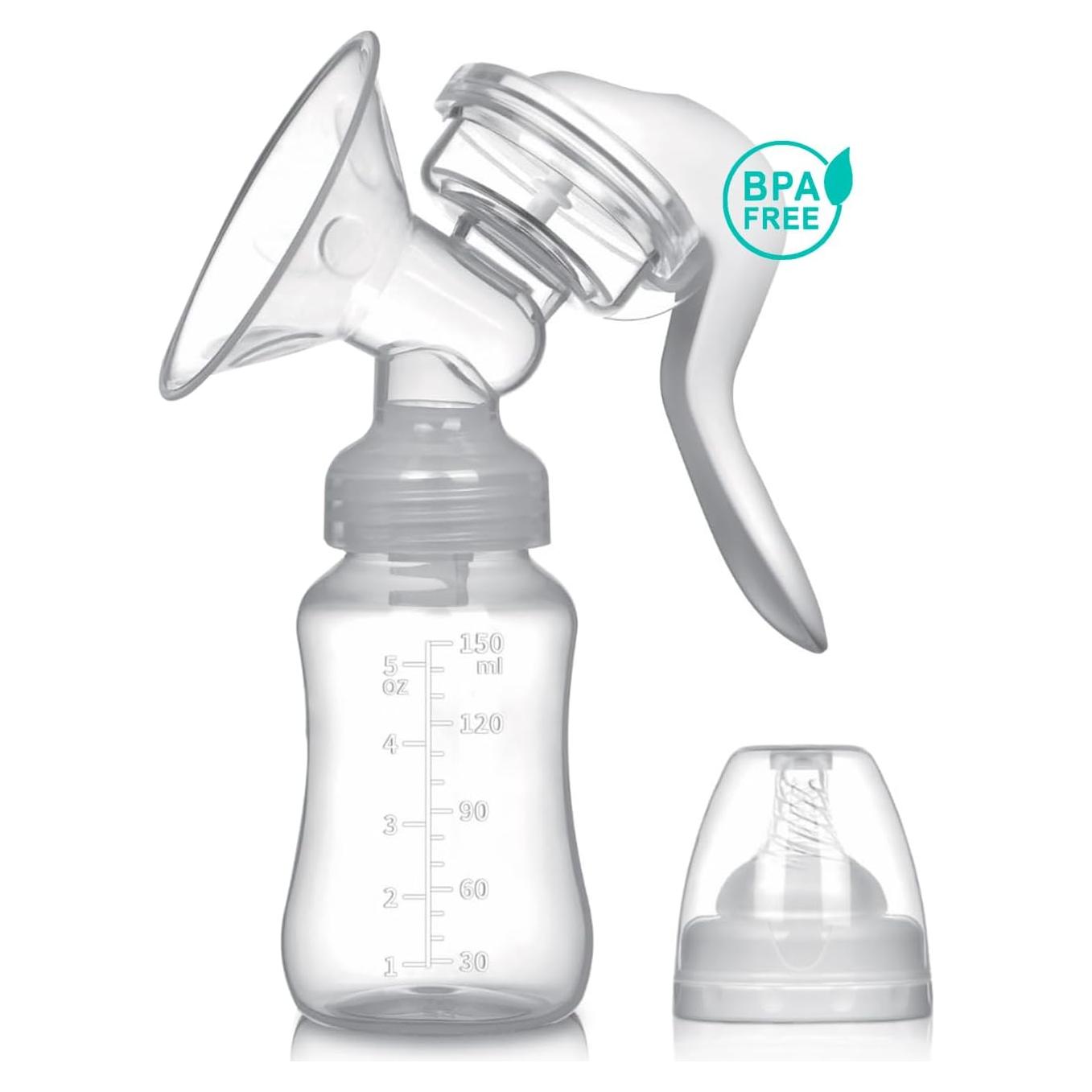 Bomba de Pecho Manual Smart Mommy 150 ml - Libre de BPA