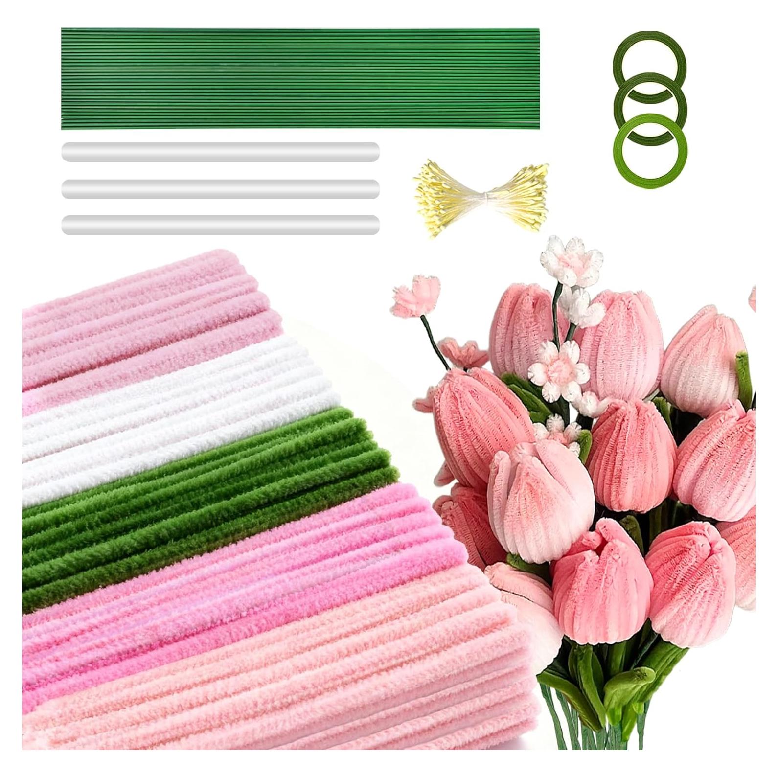 Kit de Limpiapipas Rosa Saccik 500 Piezas para Manualidades