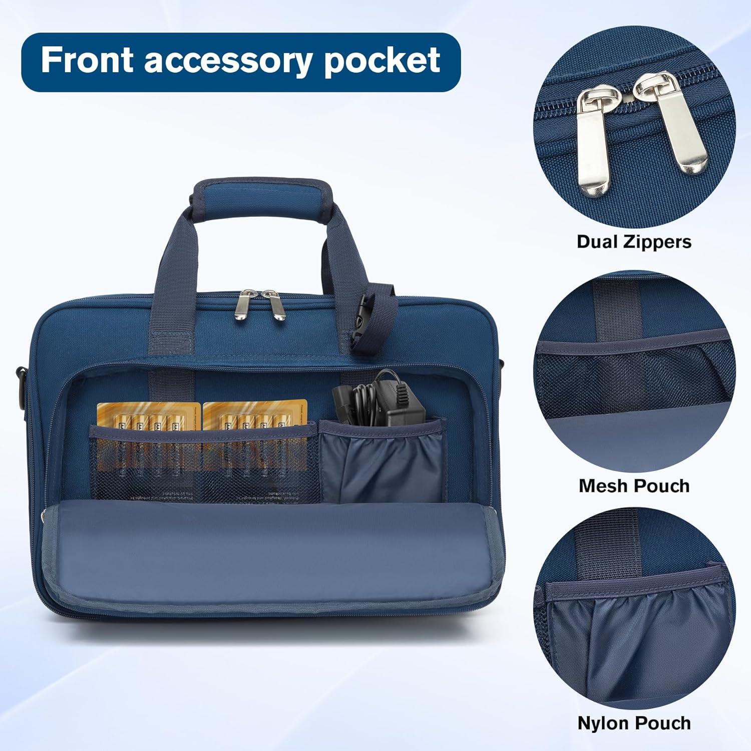 Bolsa Acolchada para Controlador DJ Deknuosport Azul 39.9x25.9cm