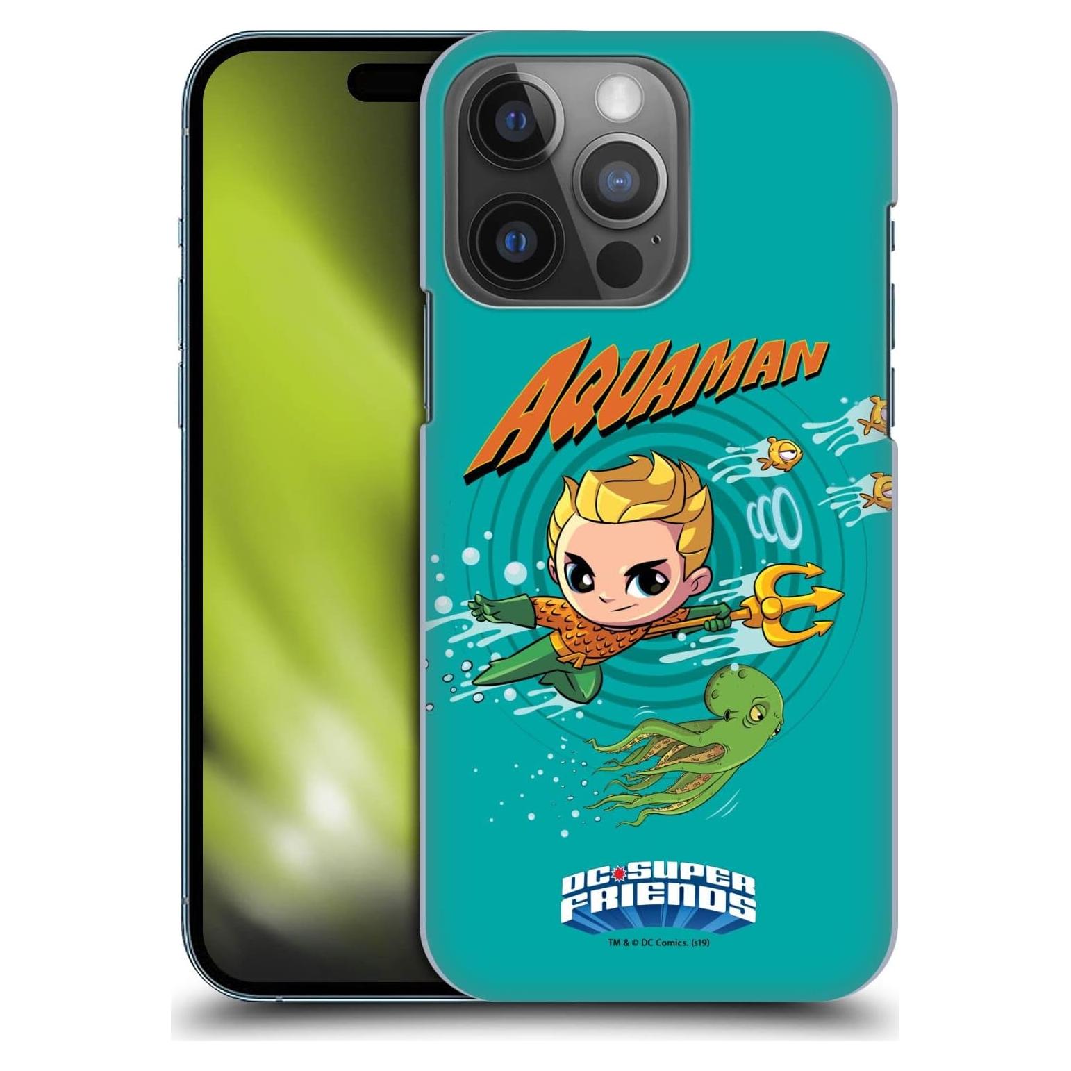 Funda Dura Aquaman DC Comics para iPhone 14 Pro - Head Case
