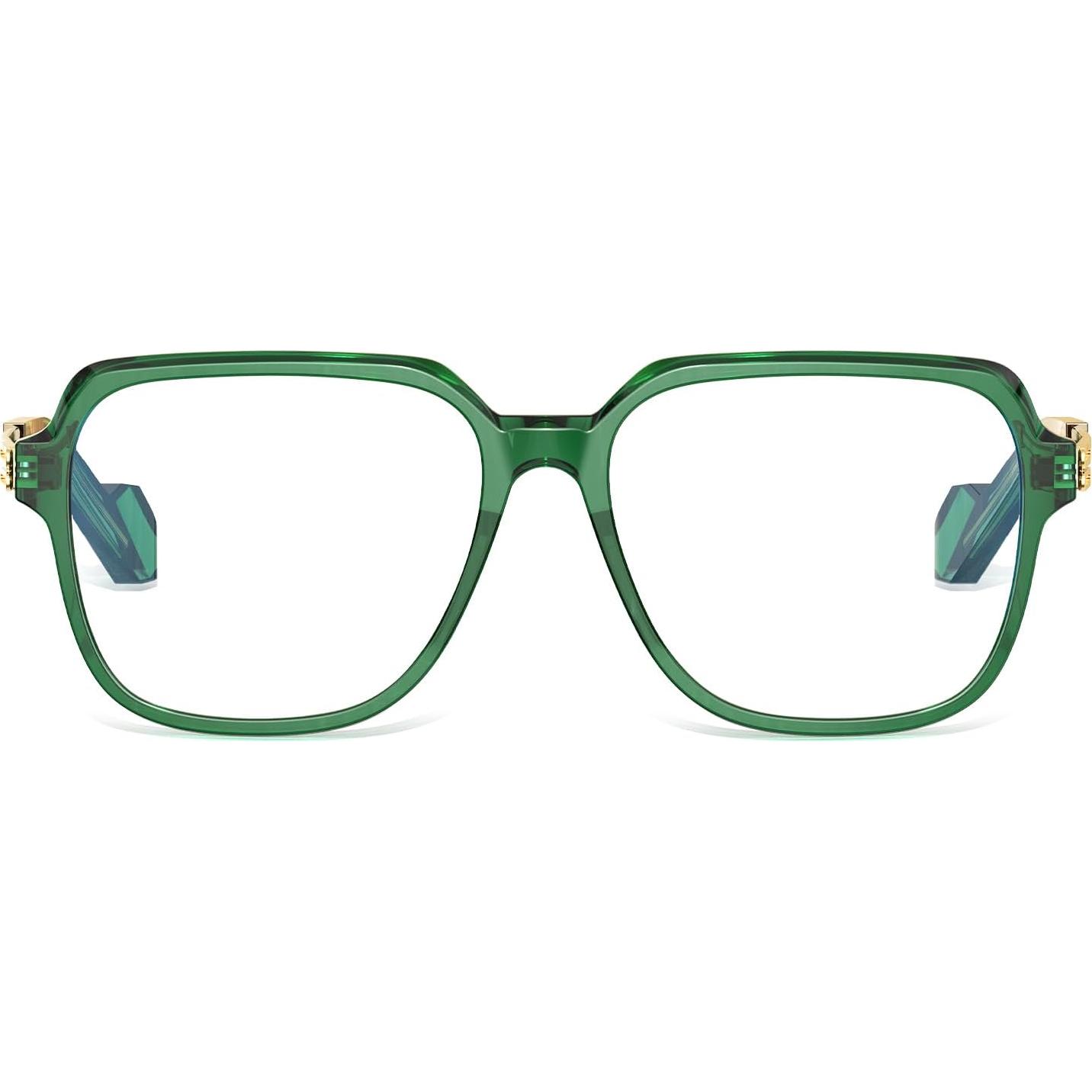 Gafas Bloqueo Luz Azul VISOONE Ryan Cuadradas TR90 Verde Albahaca