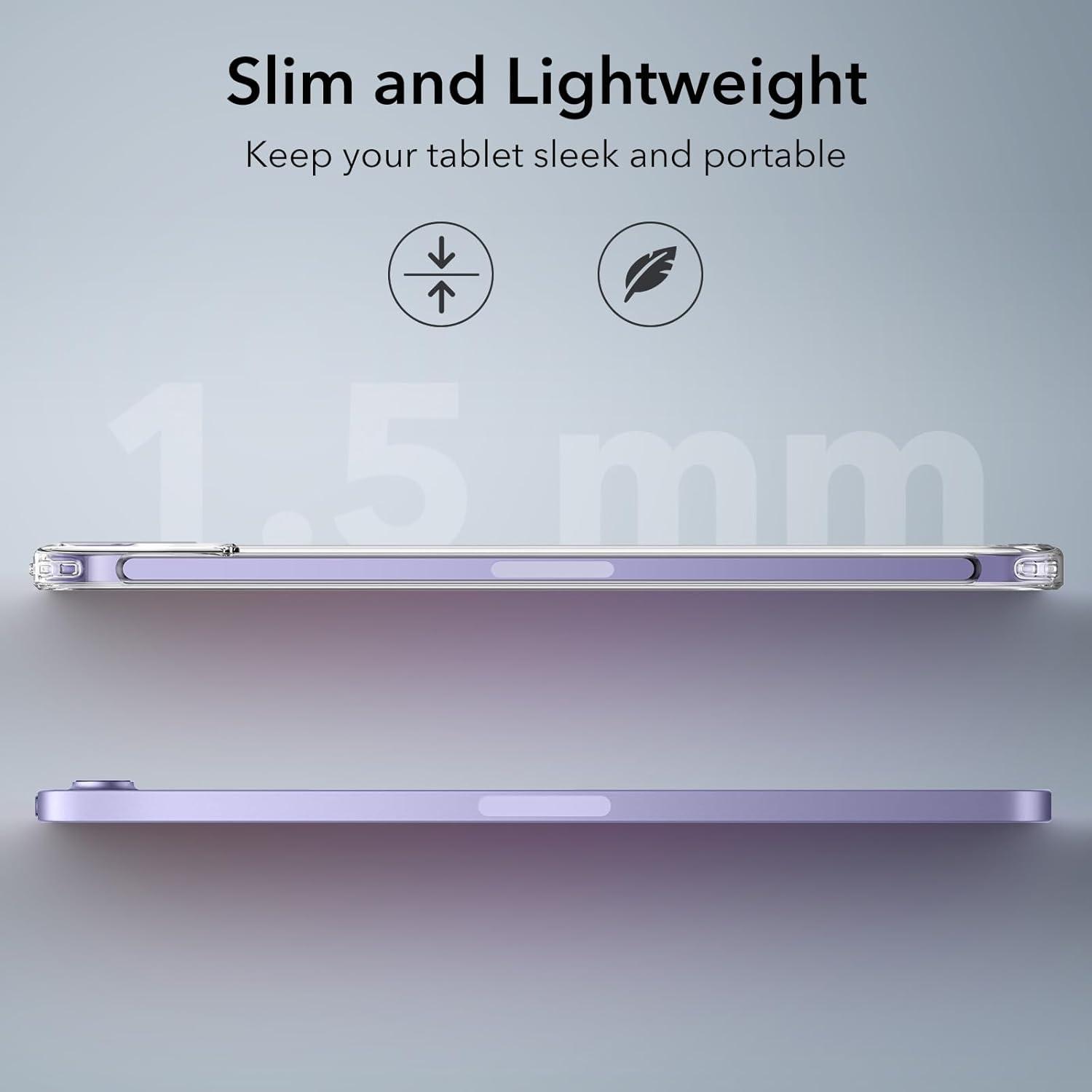 Funda Transparente ESR para iPad Mini 7/6 - Delgada y Ligera