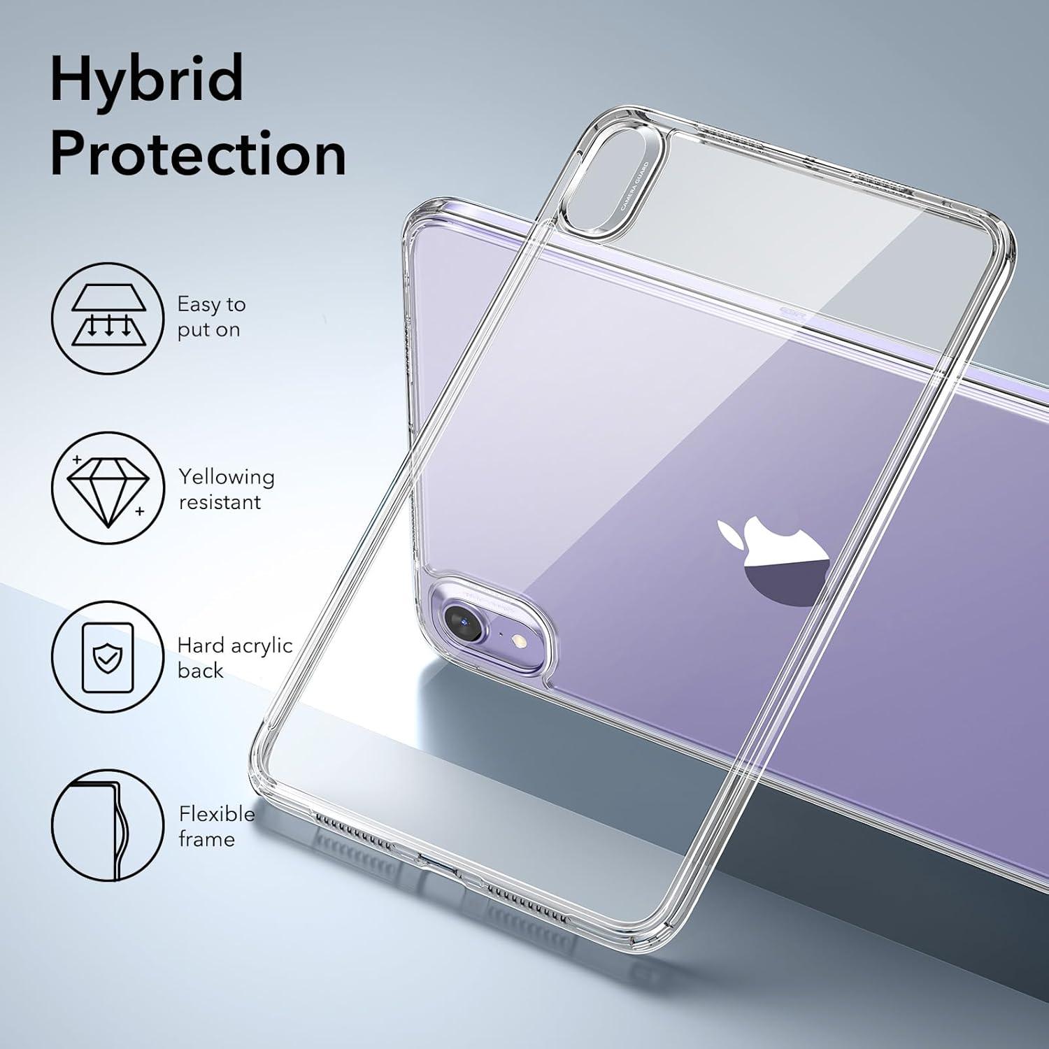 Funda Transparente ESR para iPad Mini 7/6 - Delgada y Ligera