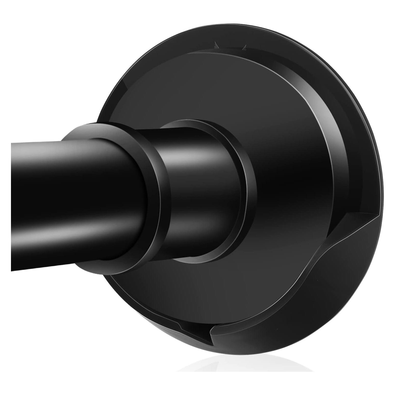 Soportes para Barra de Cortina de Ducha Kitosun 2pcs Negro