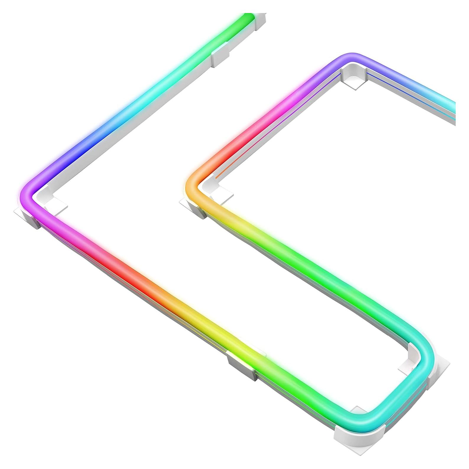 Tira LED direccionable EZDIY-FAB 1M ARGB con clips de montaje