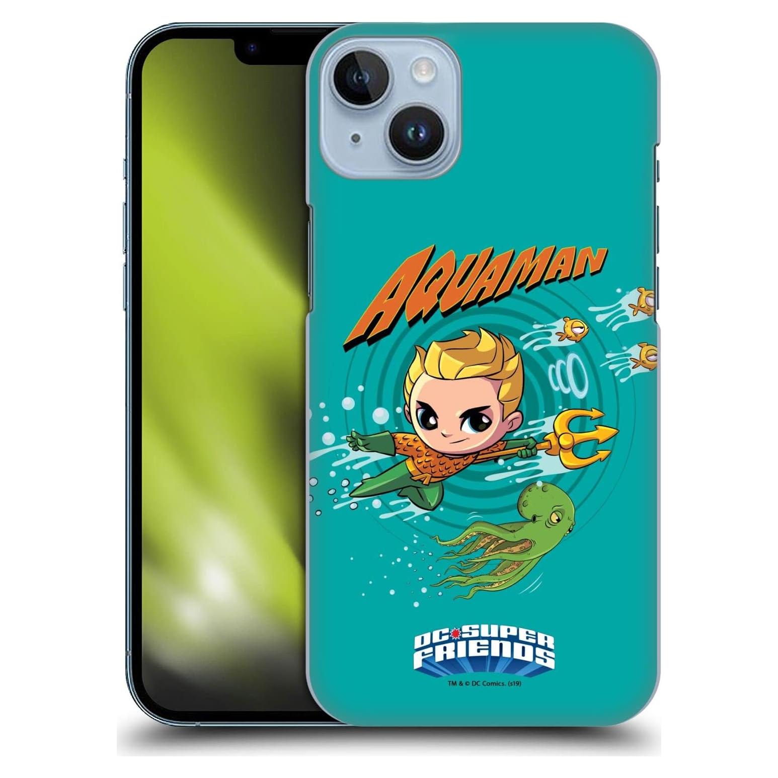 Funda Dura DC Comics Aquaman para iPhone 14 Plus - Head Case