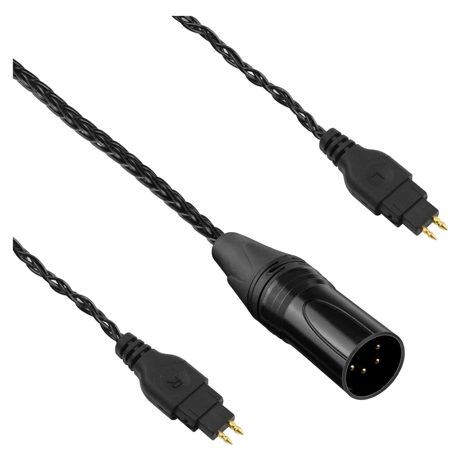 Cable de audio equilibrado Toxaoii 1.98m XLR 4 pines Sennheiser