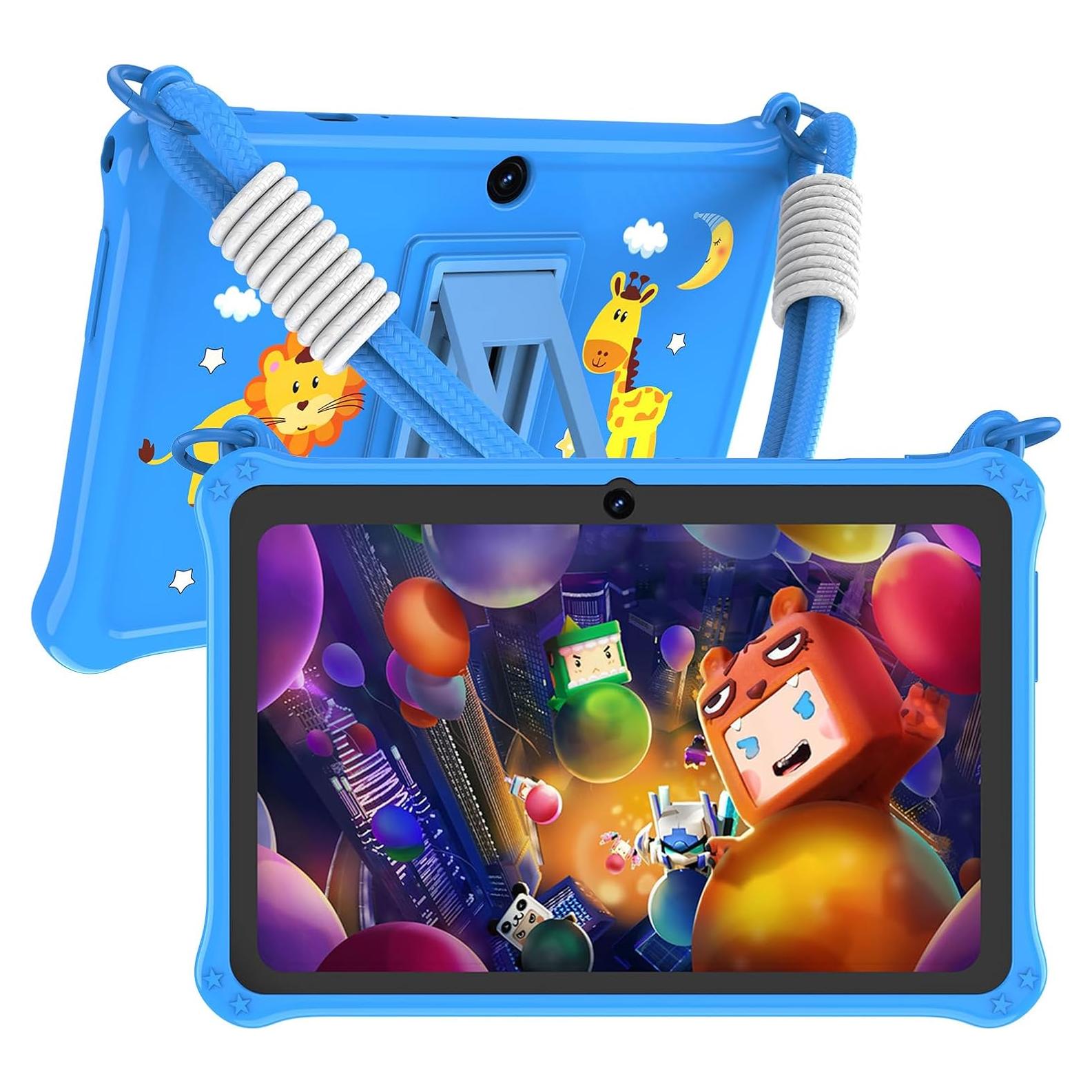 Tableta para Niños PRITOM K7 7" 32GB Android 13 Azul