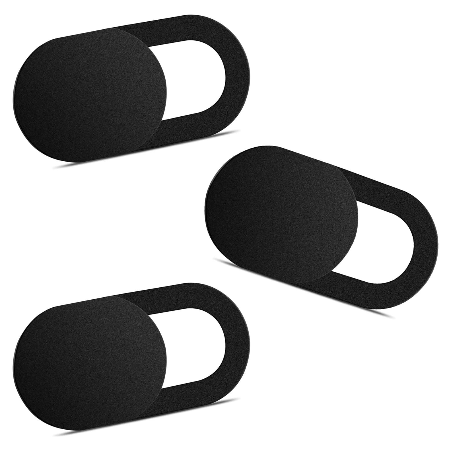 Cubierta Webcam Yilador Ultra Delgada 3 Unidades Negro