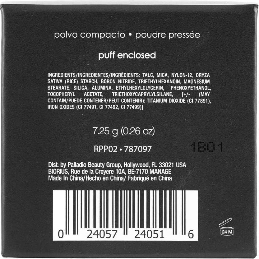 Polvo de Arroz Prensado Palladio 7.39g Natural