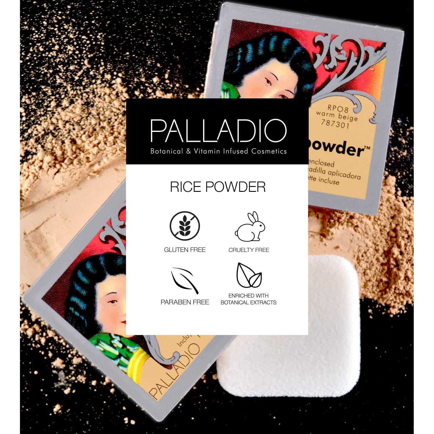 Polvo de Arroz Prensado Palladio 7.39g Natural