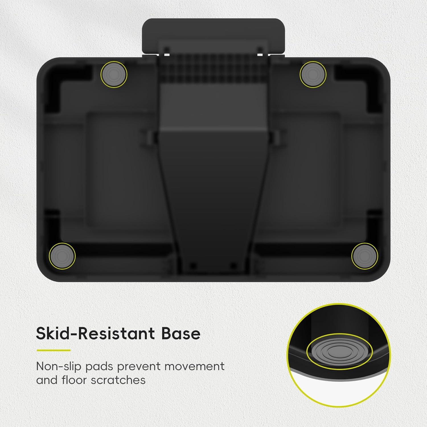 Cubo de Basura EKO EcoCasa II 40L Doble Compartimento Acero Inoxidable