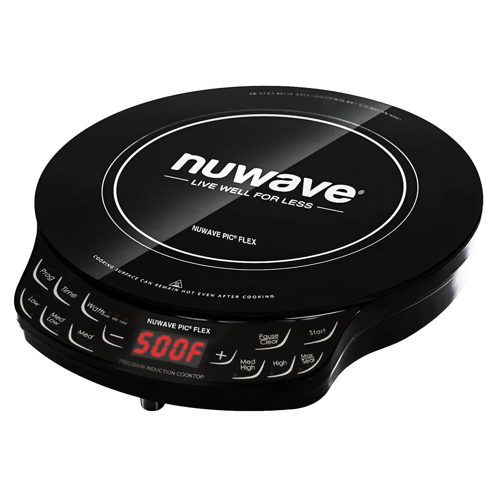 Cocina de Inducción Nuwave PIC Flex 1300W Vidrio Cerámico