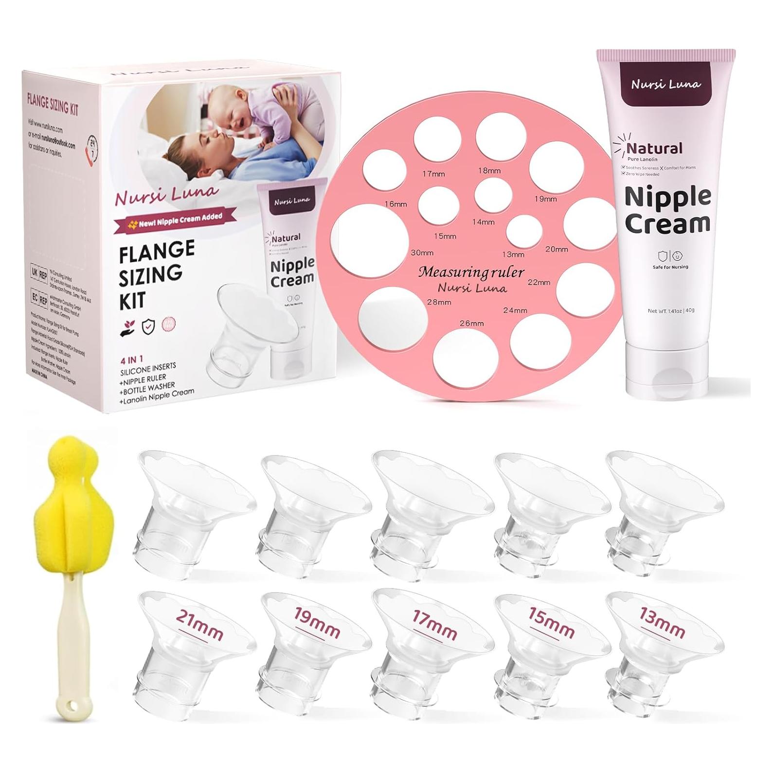 Kit de Bridas para Extractores de Leche Nursi Luna 10PCS 13-21mm