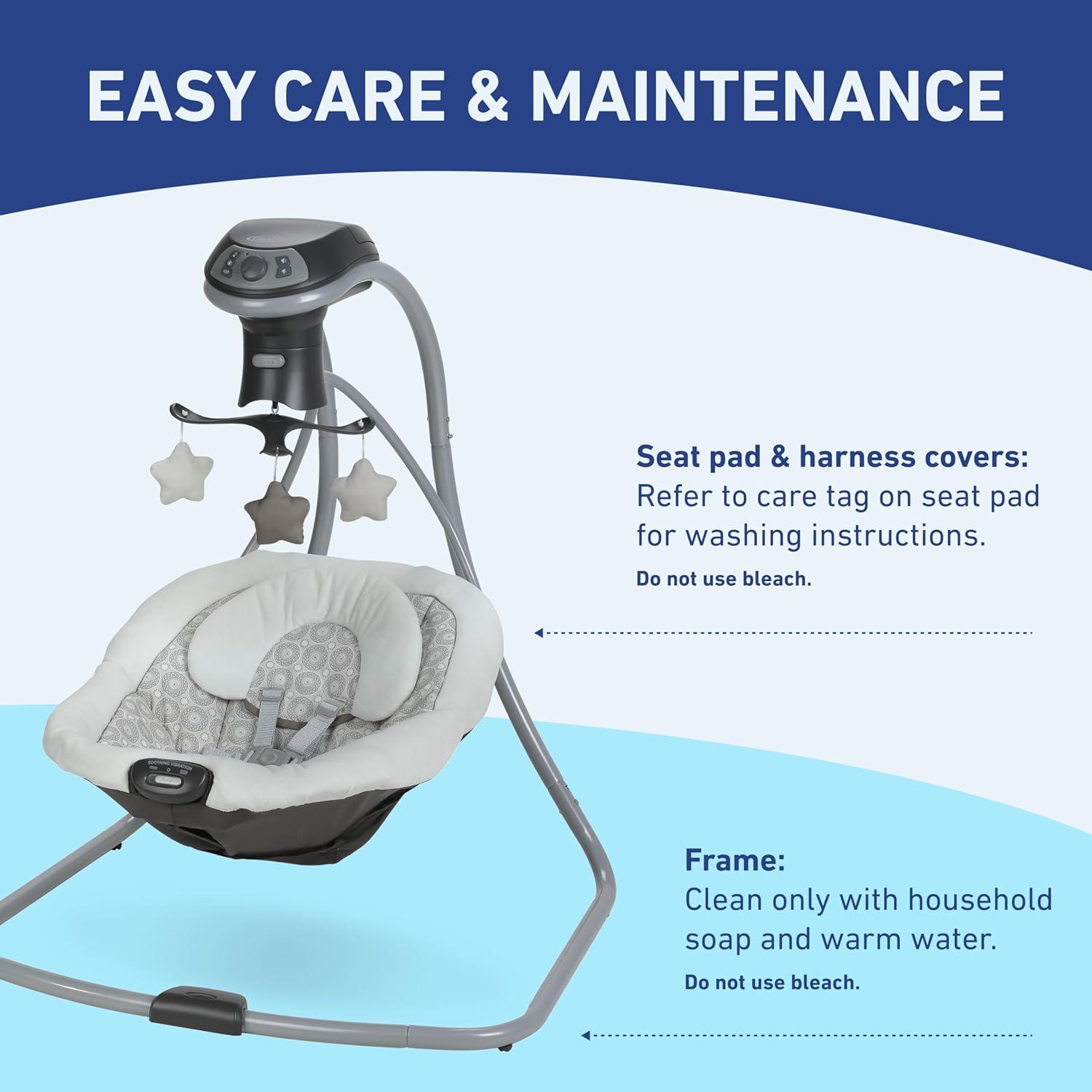 Columpio Graco Simple Sway Abbington 6 Velocidades