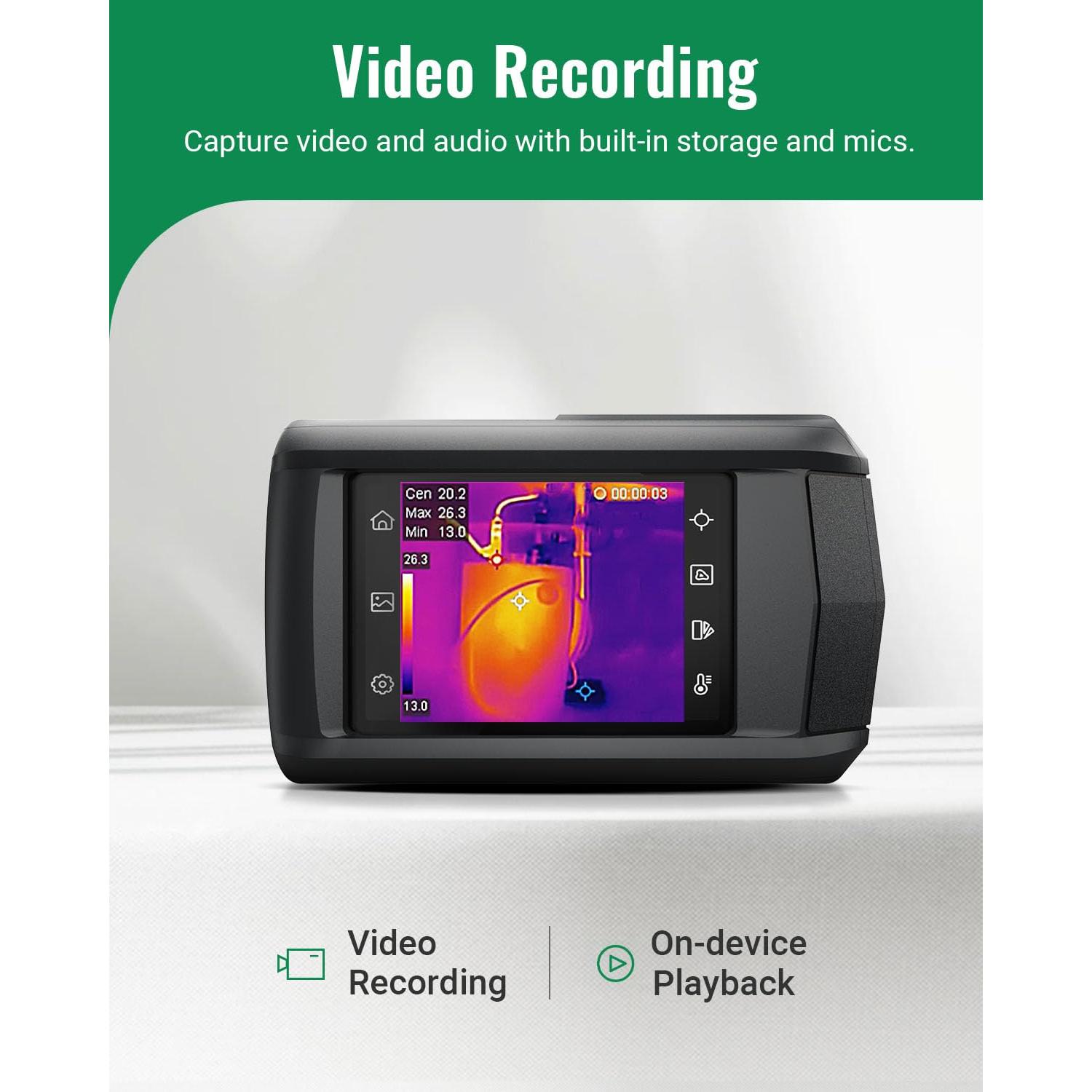 Cámara Térmica HSFTOOLS HP96, 240x240, Pantalla 3.5"