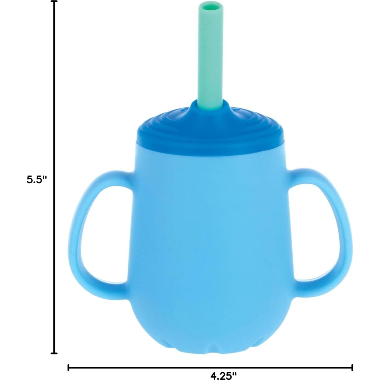 Nuby Set de Tazas de Entrenamiento 3 Etapas 120 mL Azul