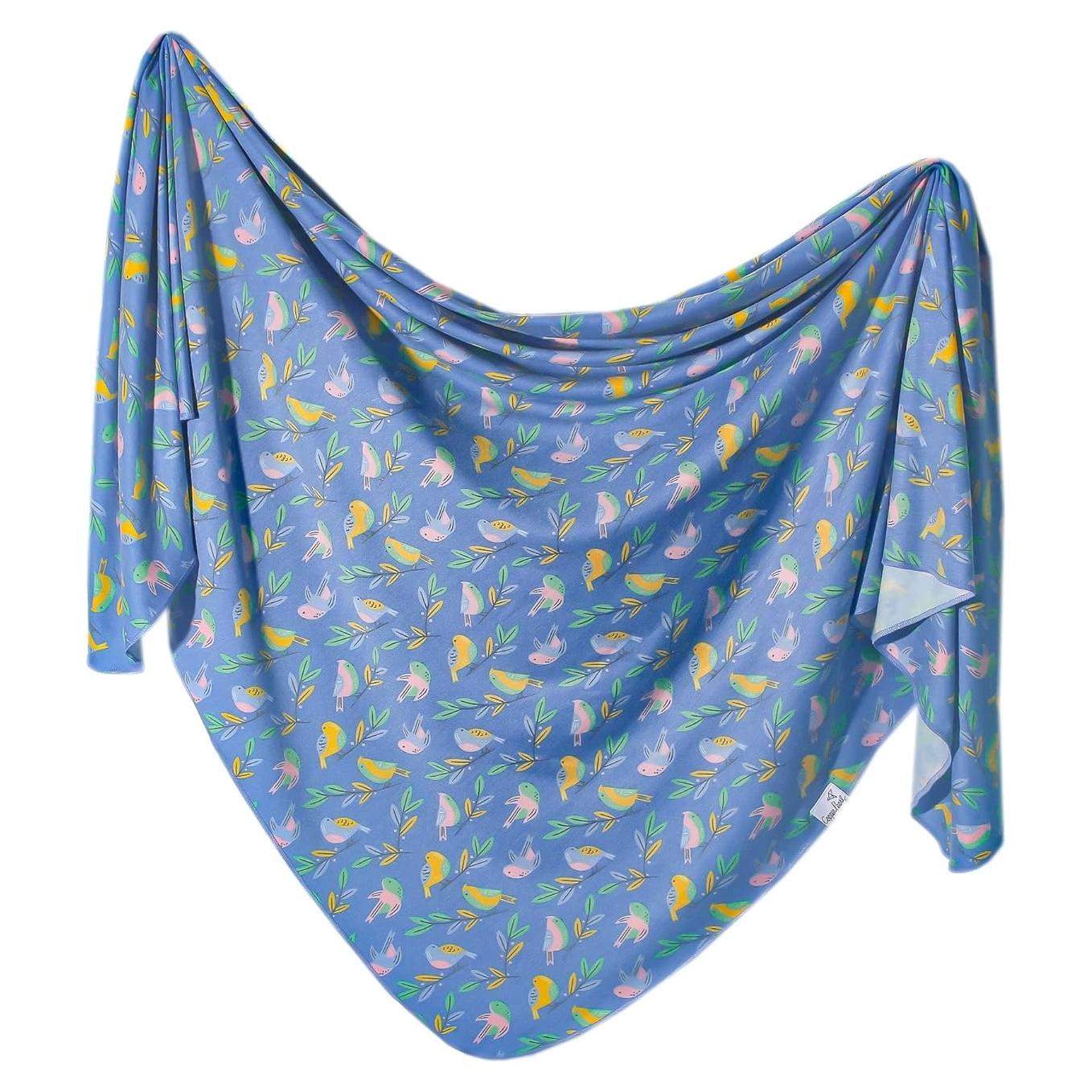 Manta de Envolver Copper Pearl Birdie 117x117 cm Suave y Elástica