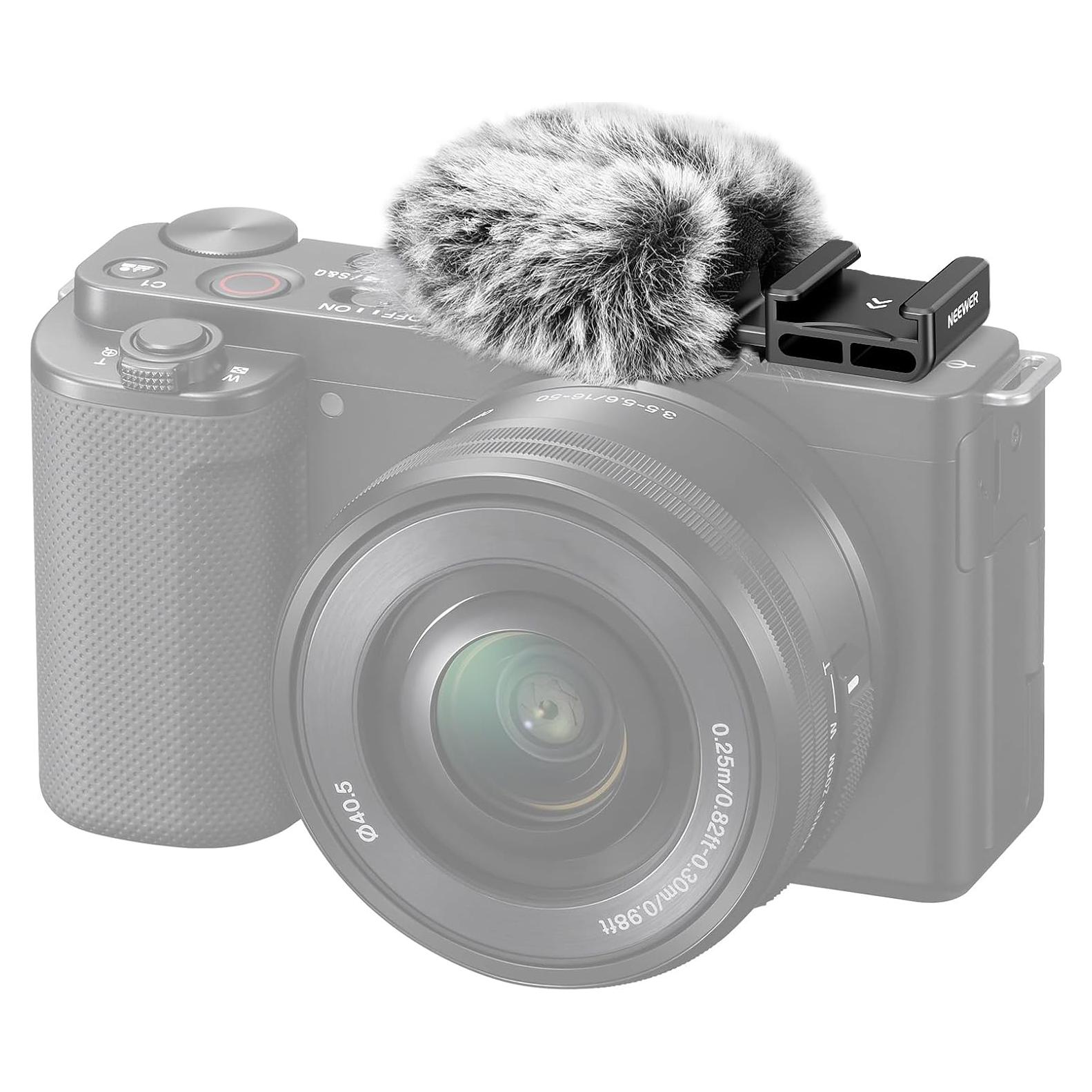Muff de Viento Neewer CA133 para Cámaras Sony ZV-1F ZV-E10