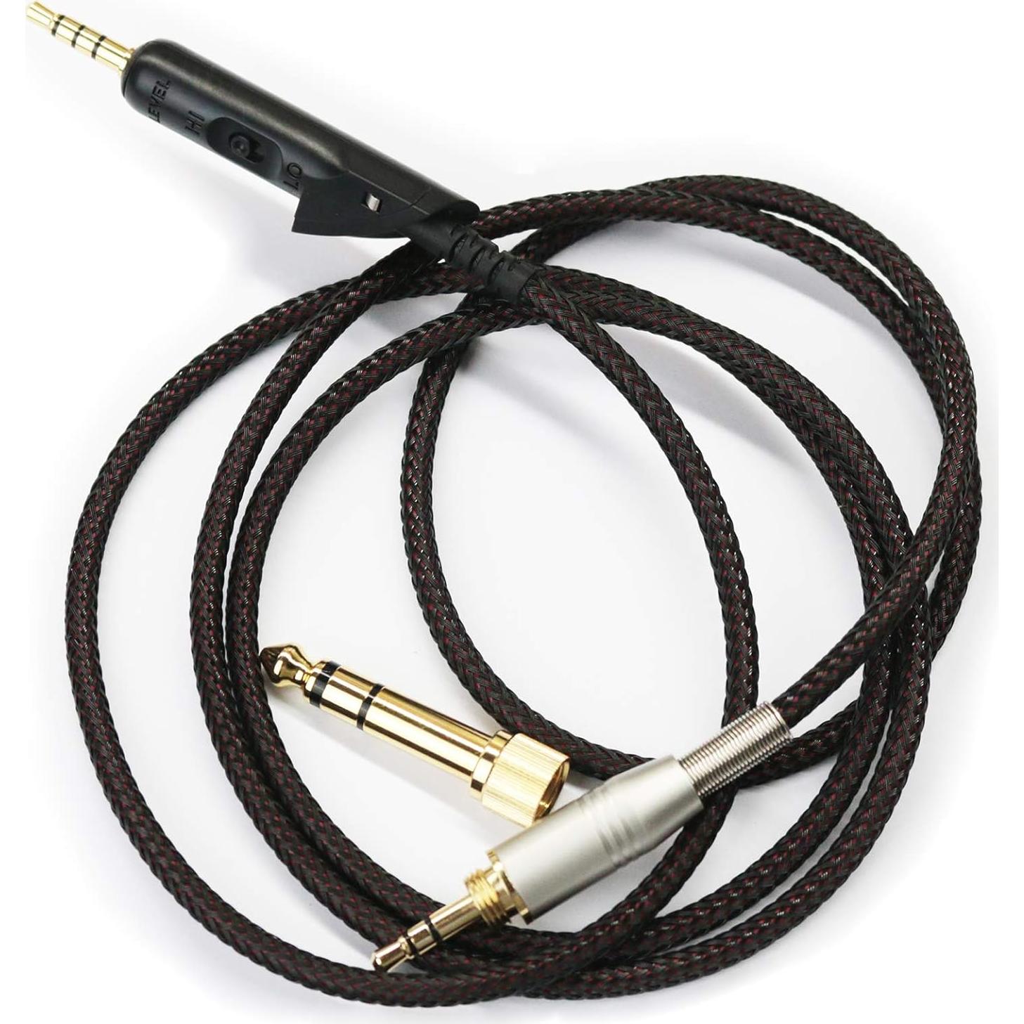 Cable de audio de reemplazo NewFantasia 1.2m para Bose QC15