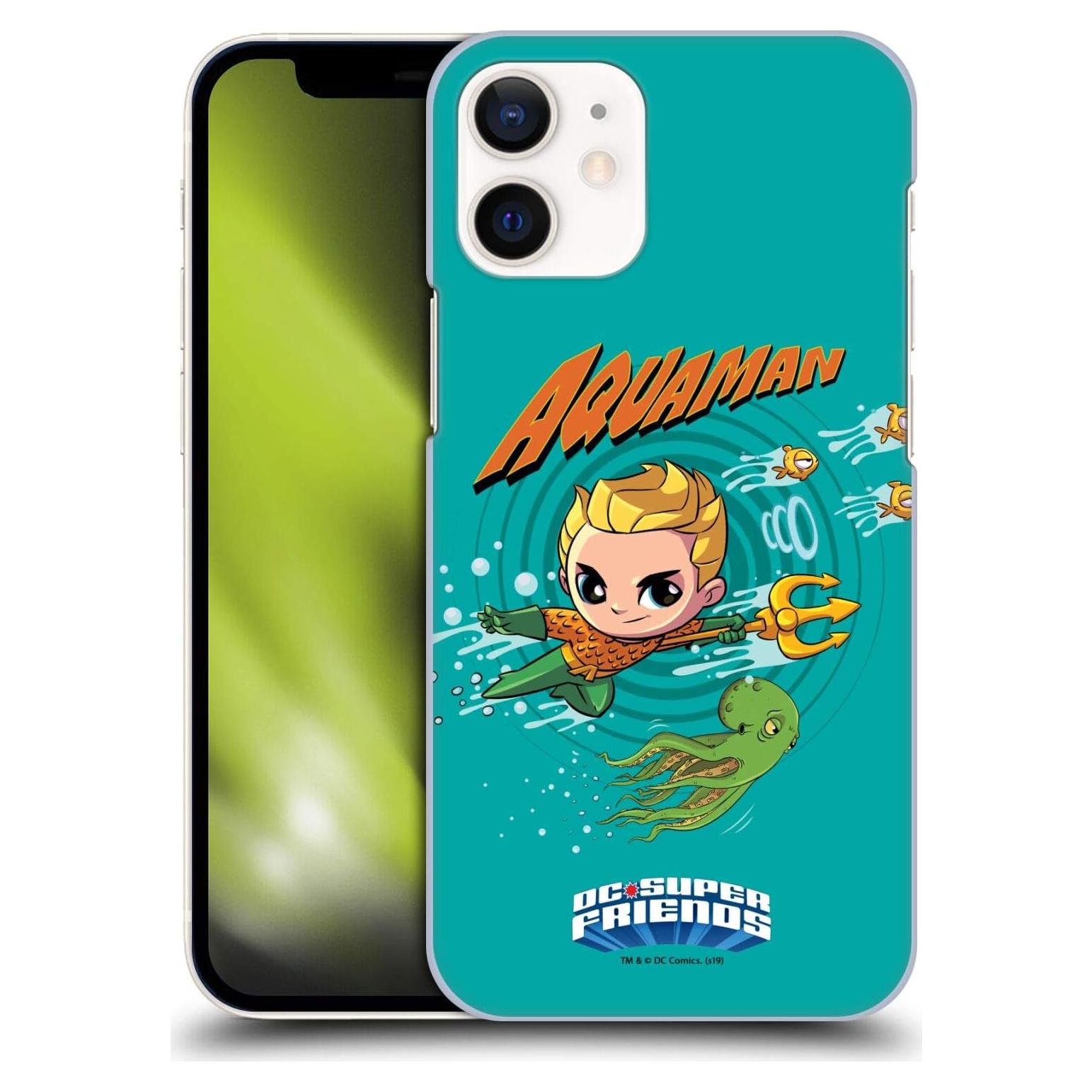 Funda Dura Aquaman para iPhone 12 Mini - Head Case DC Comics