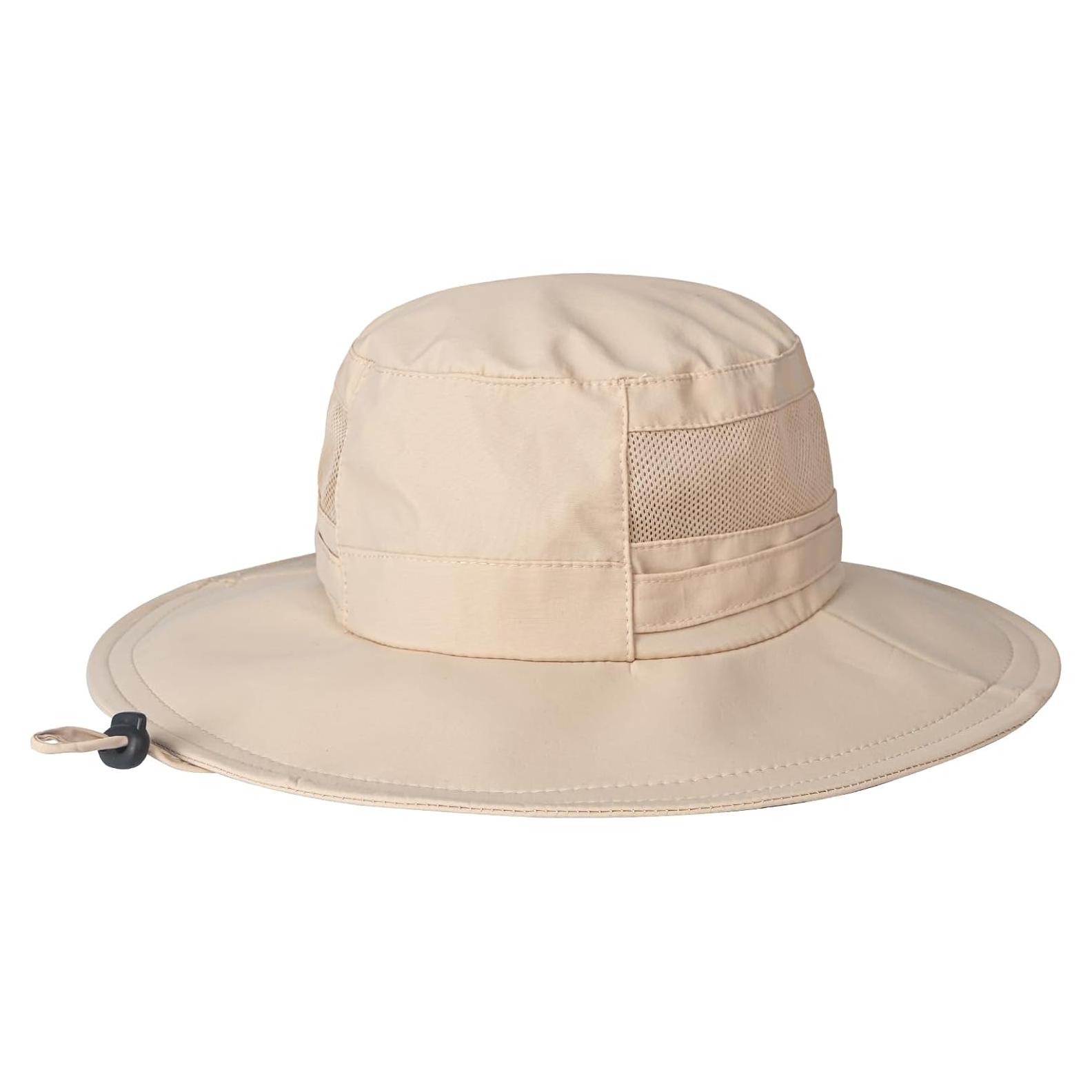 Sombrero de Sol Unisex Beige UPF 50+ Impermeable Plegable
