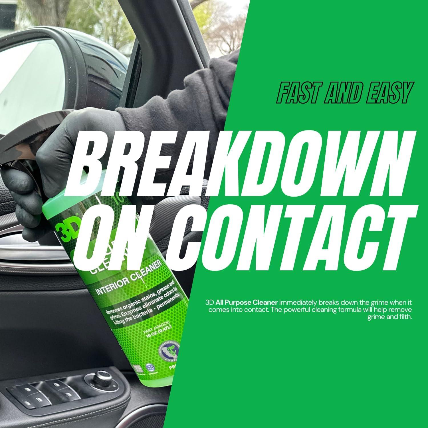 Limpiador Multiusos 3D - 16 oz (0.45 kg) para Interiores y Exteriores