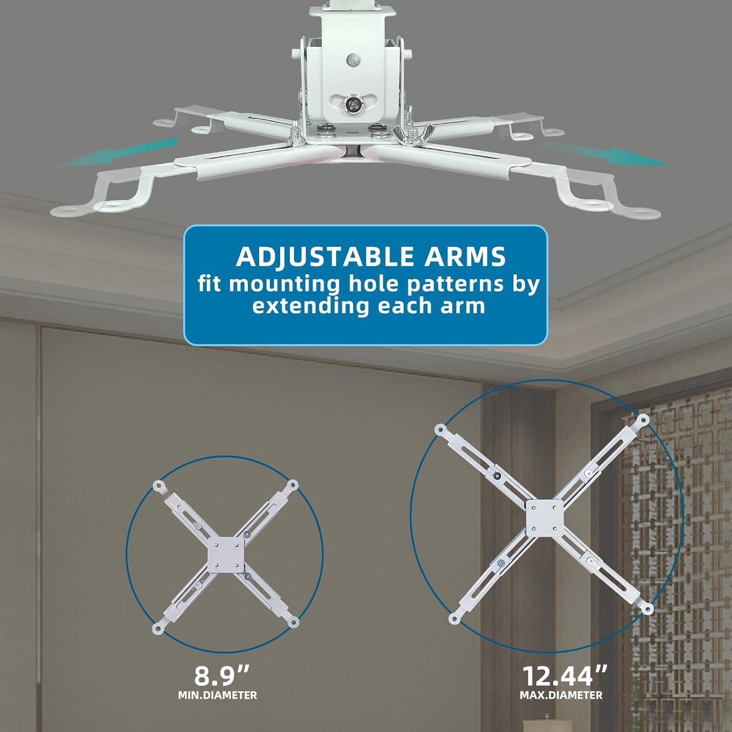 Soporte de Proyector de Techo Ajustable Universal Solarsea