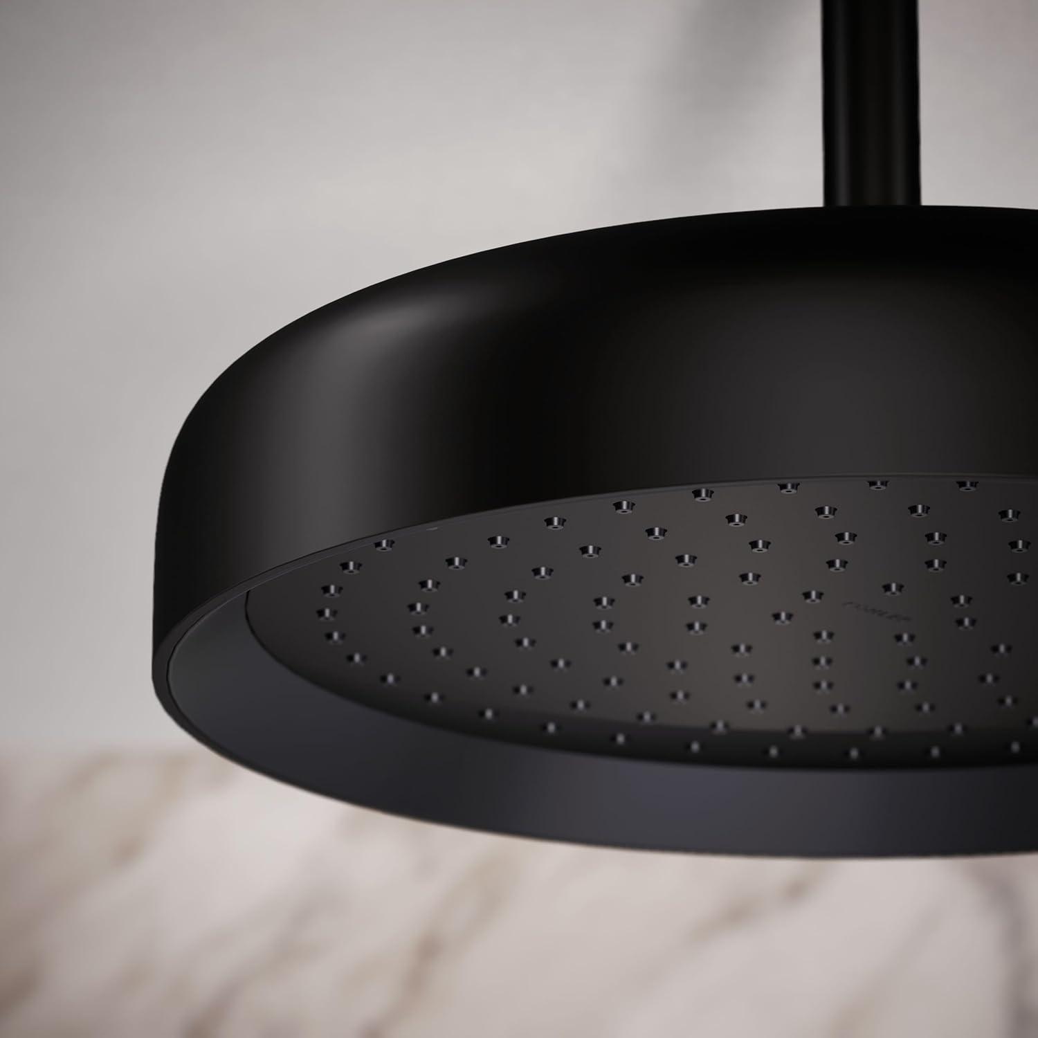 Cabezal de lluvia redondo Kohler 26291-G-BL 30.48 cm Negro mate