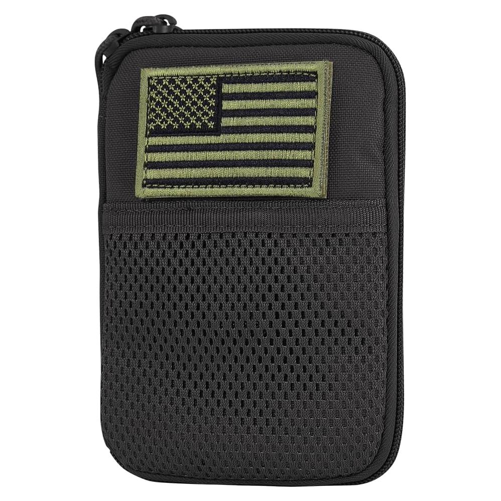 Bolsa de bolsillo Condor negra con parche EE. UU.