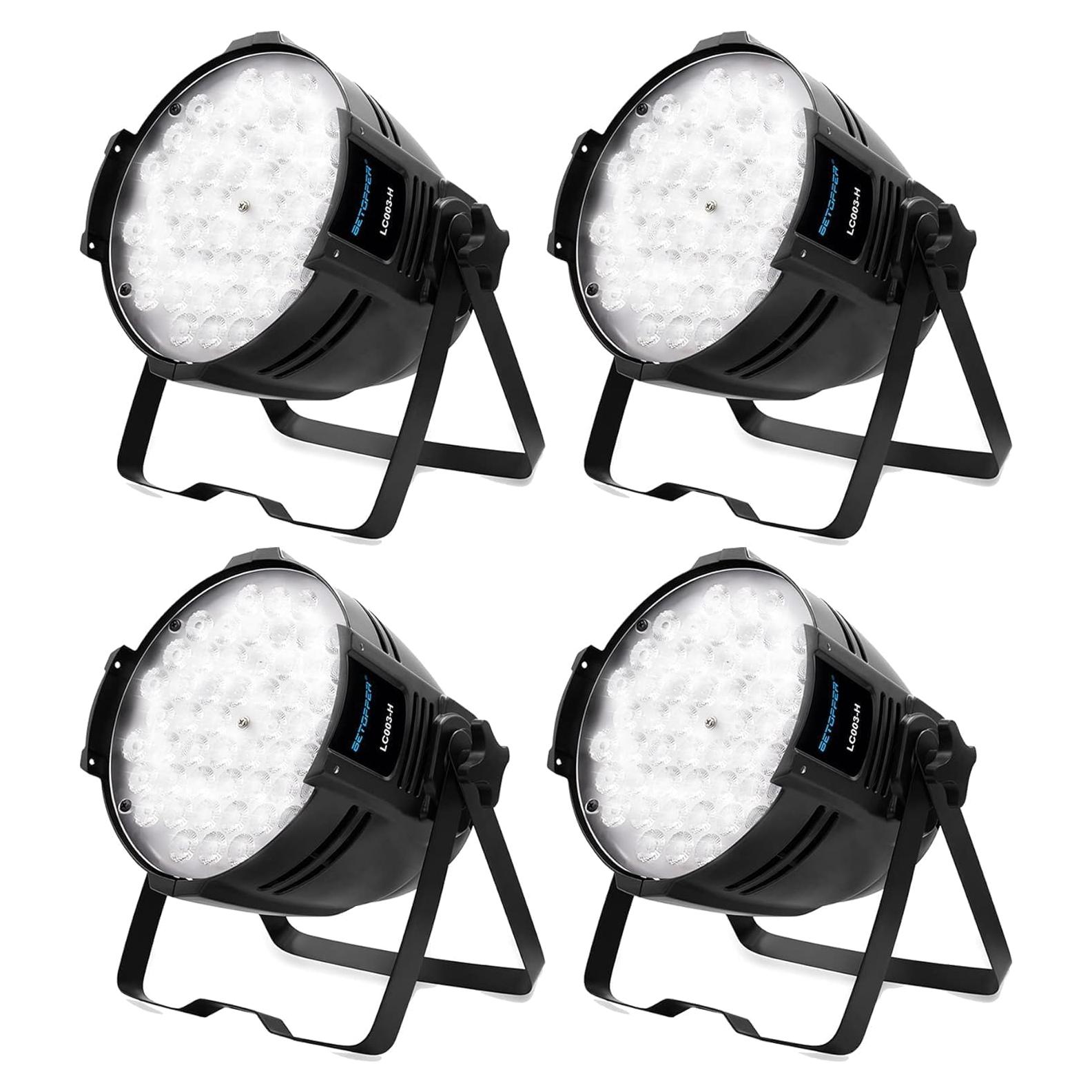 BETOPPER Luz de Escenario LED 54x2W Estroboscópica 5000 Lúmenes