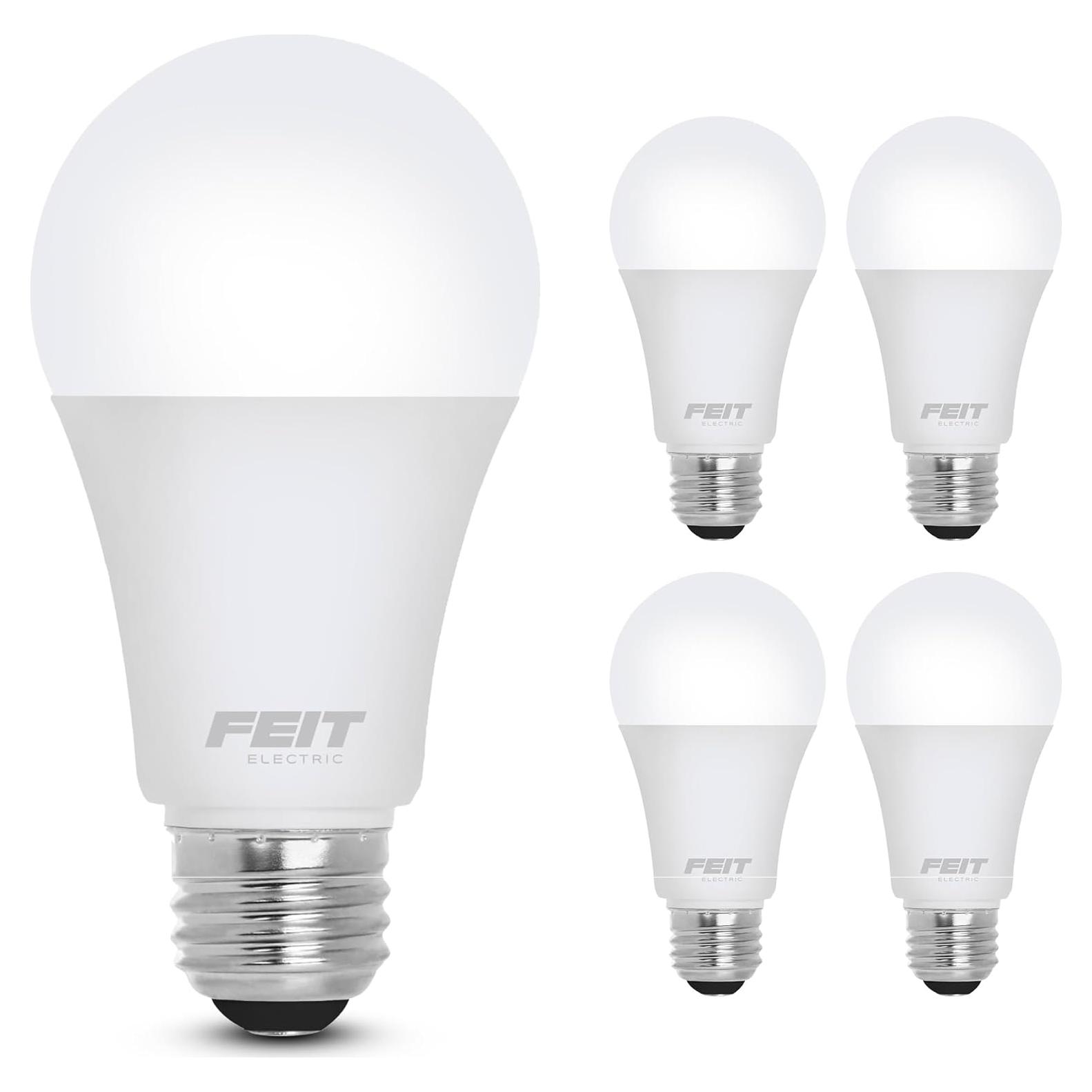 Bombilla LED A19 Feit Electric 800 Lúmenes Regulable 3000K