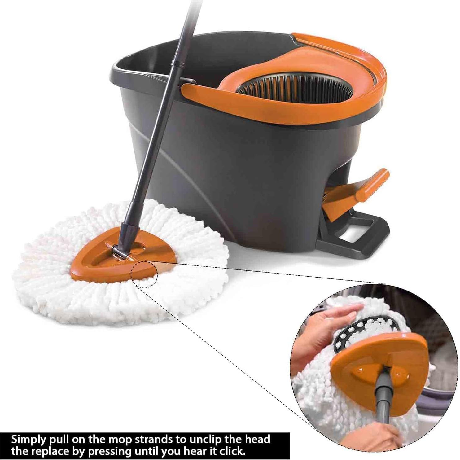 Cabezas de Repuesto para Mopa Giratoria High-PQ 2Pack Microfibra