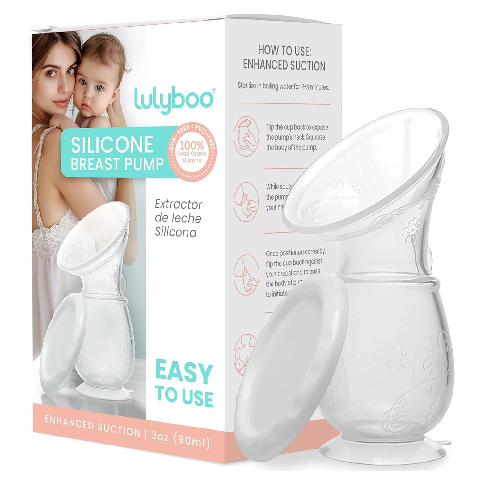 Bomba de Pecho Manual Lulyboo de Silicona 0.89 L - Portátil