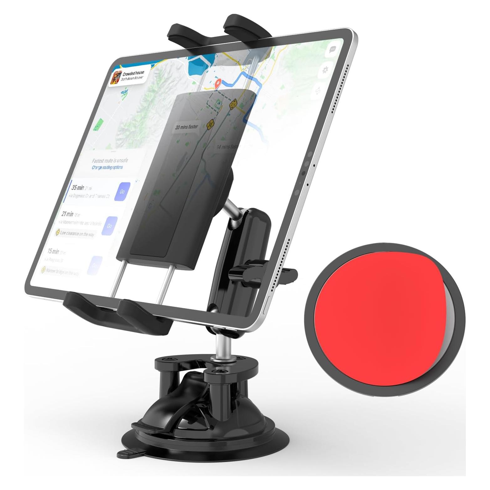 Soporte para Tablet en Coche LYFICCS con Ventosa 360°