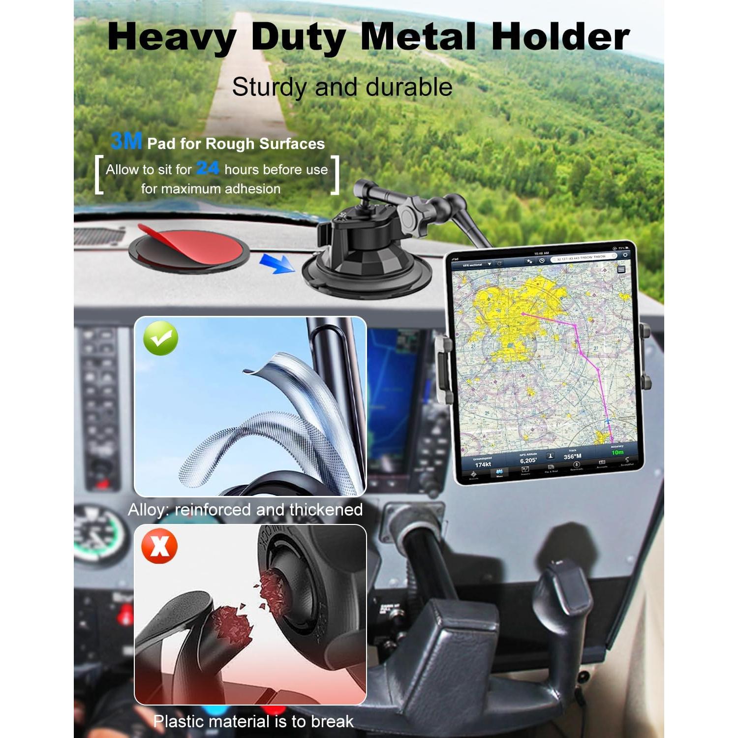 Soporte de Tableta para Pilotos Kolasels ProAviator 4-13"