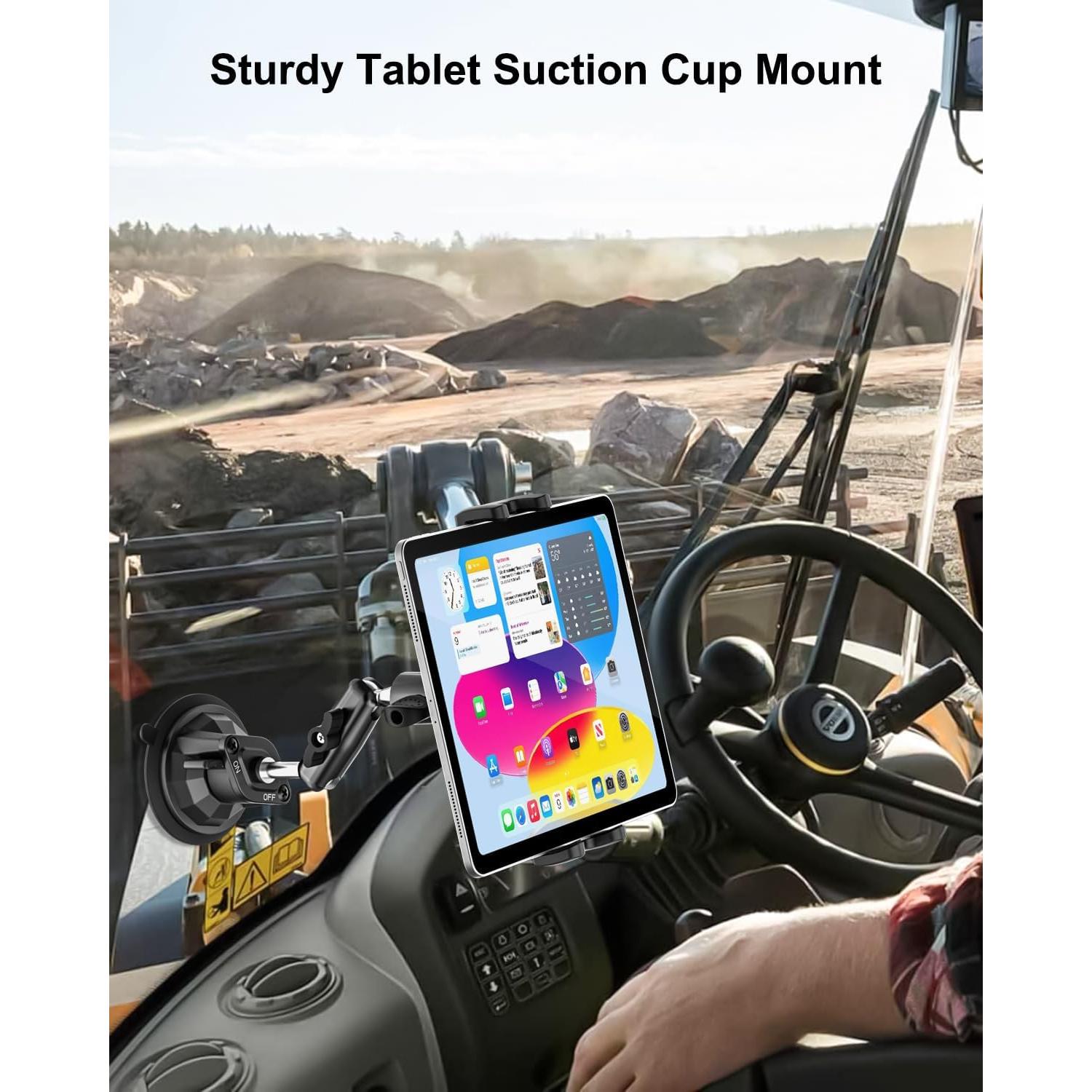 Soporte de Tableta con Ventosa Dosvsi para Tractor 4-13"