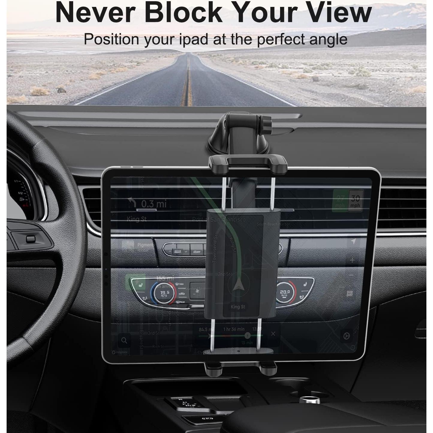 Soporte de Tablet para Coche Dosvsi con Ventosa Fuerte 11.4x19.1cm