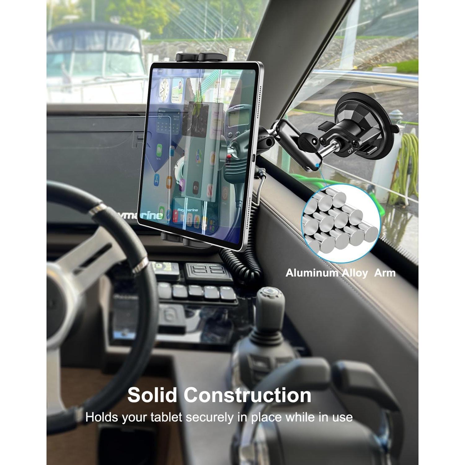 Soporte para Tableta de Barco Dosvsi con Ventosa 360°