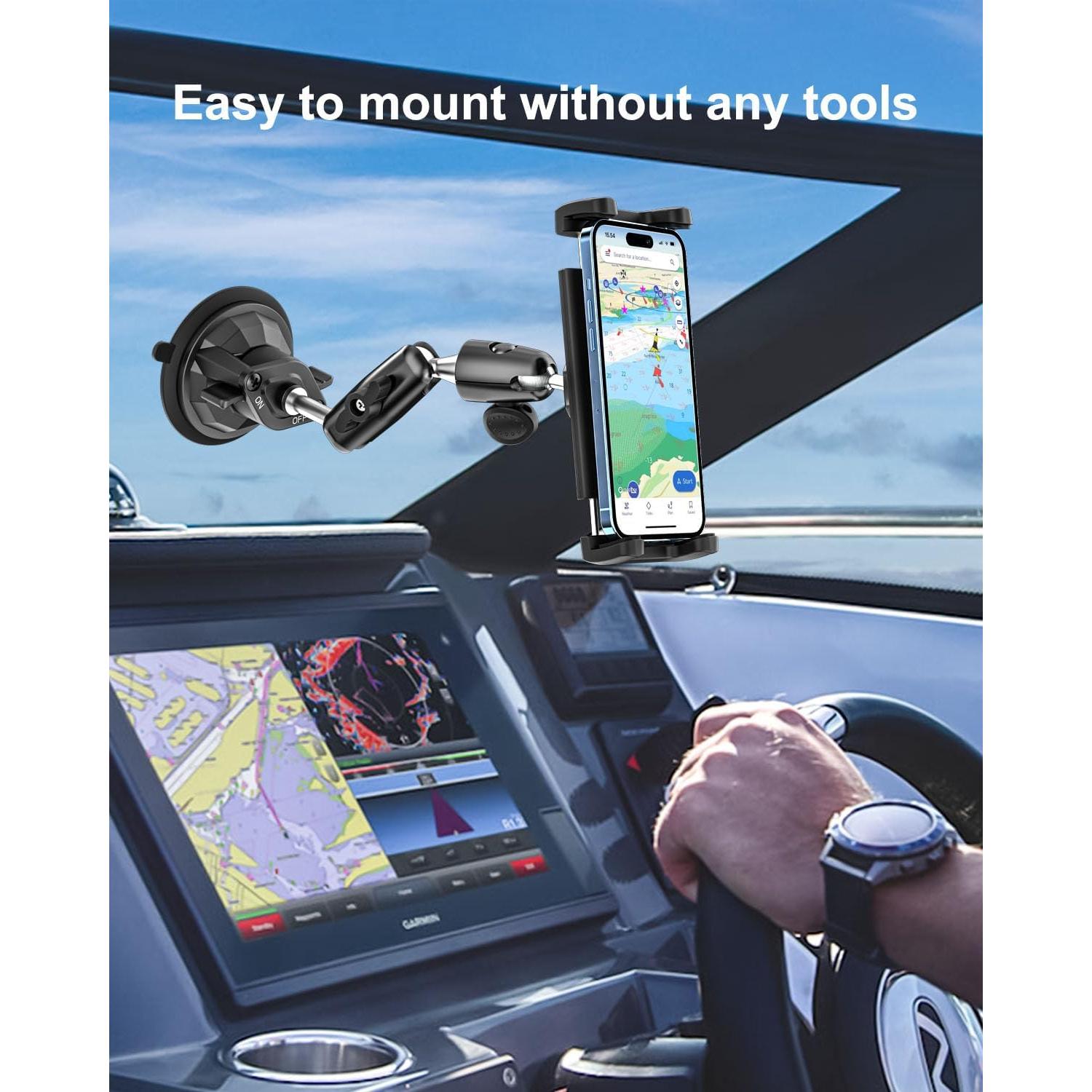 Soporte para Tableta de Barco Dosvsi con Ventosa 360°