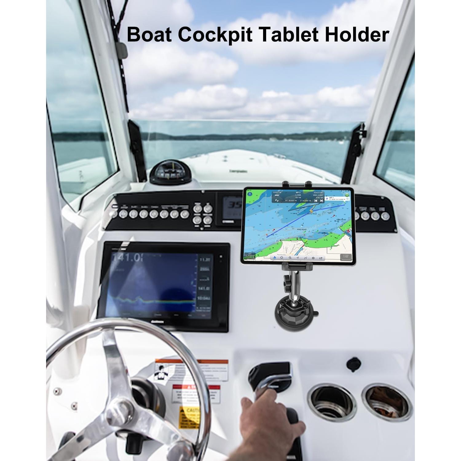 Soporte para Tableta de Barco Dosvsi con Ventosa 360°