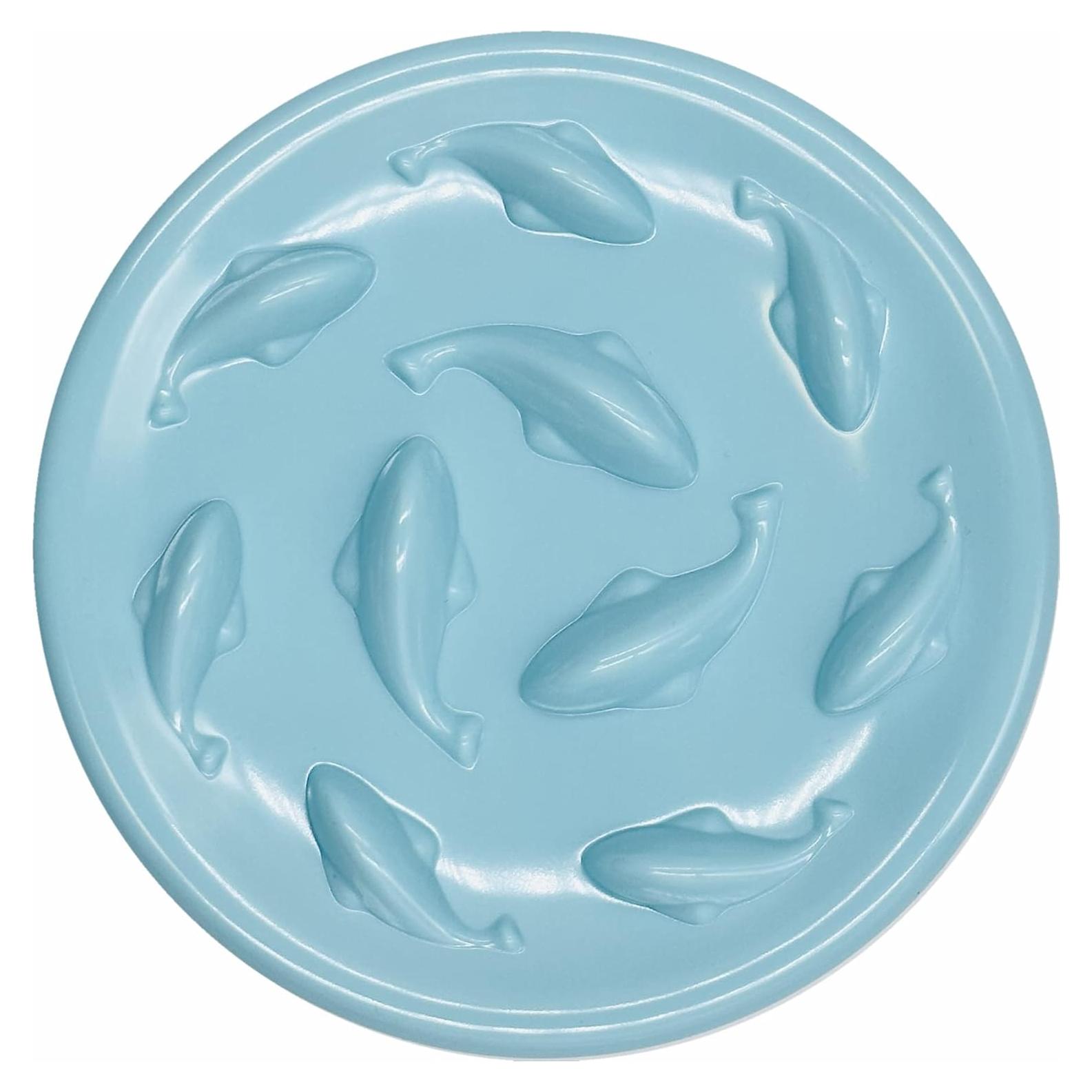 Cuenco de Alimentación Lenta Cilkus para Gatos y Perros Pequeños Azul