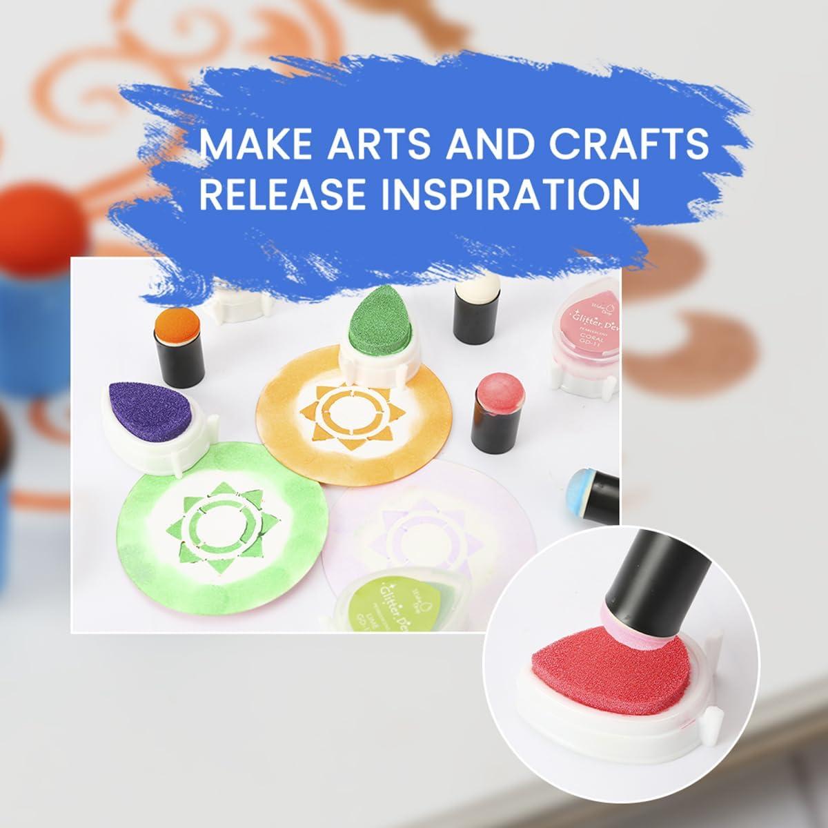 40 Aplicadores de Esponja con Estuche HAUSTGO - Pintura y Tinta